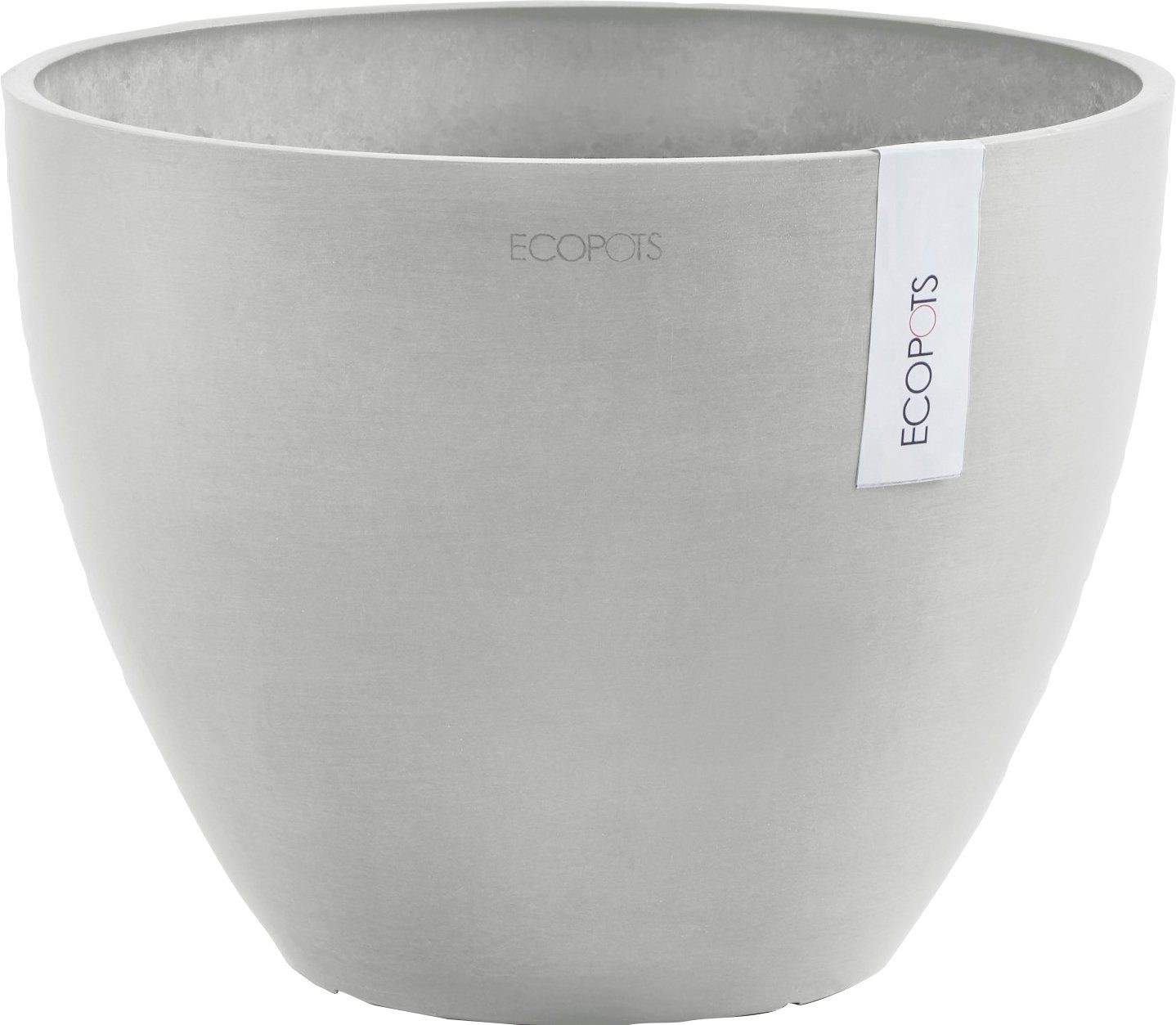 ECOPOTS Blumentopf 50x50x37,5 White BxTxH: Grey, cm ANTWERP