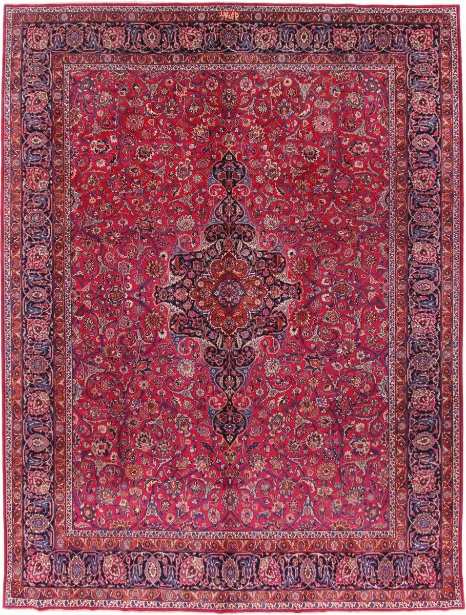 Orientteppich Mashhad 292x393 Handgeknüpfter Orientteppich / Perserteppich, Nain Trading, rechteckig, Höhe: 12 mm