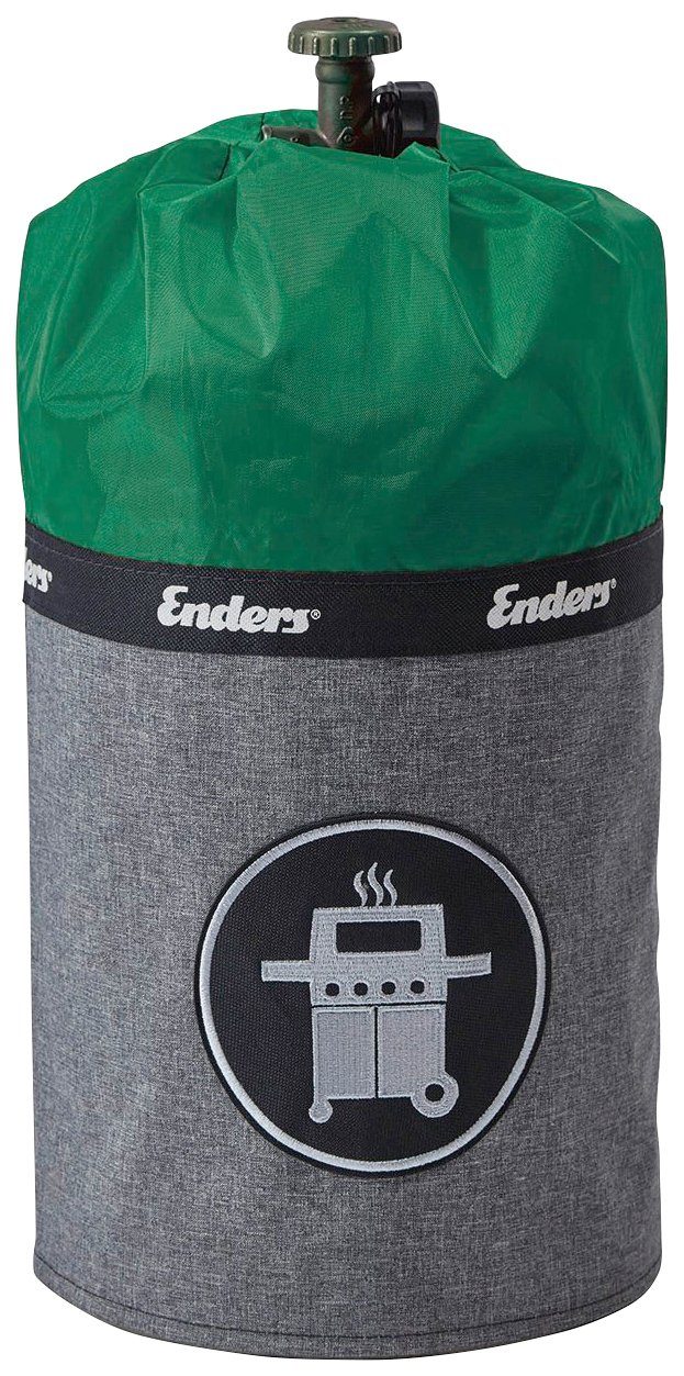Enders® Gasflaschen-Schutzhülle Style Green, für 5 kg Gasflaschen, ØxL:  24x49 cm, Enders Gasflaschenhülle Schutzhaube STYLE 5kg grün