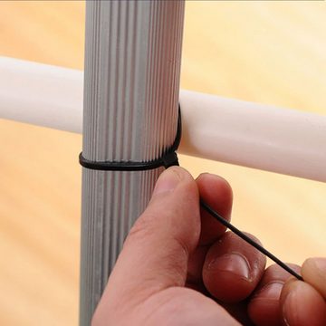 Retoo Kabelbinder Kabelbinder 100 Stück 100 x 2,5 mm Stabiles Nylon UV Beständig (100 Stück Schlauchschellen 2,5 x 100 mm) Sicher in der Anwendung, Breites Anwendungsspektrum, Hochwertiges