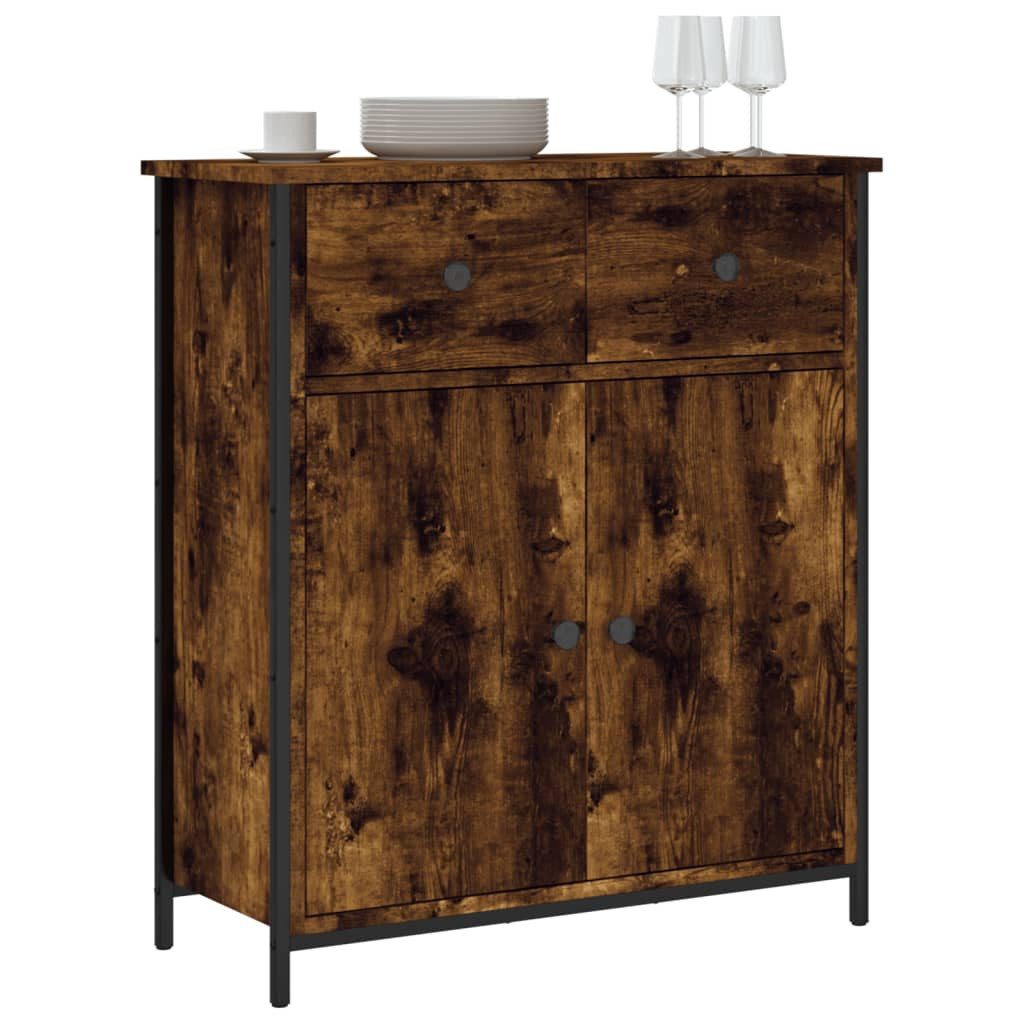 vidaXL Sideboard Sideboard Räuchereiche 70x30x80 cm günstig online kaufen