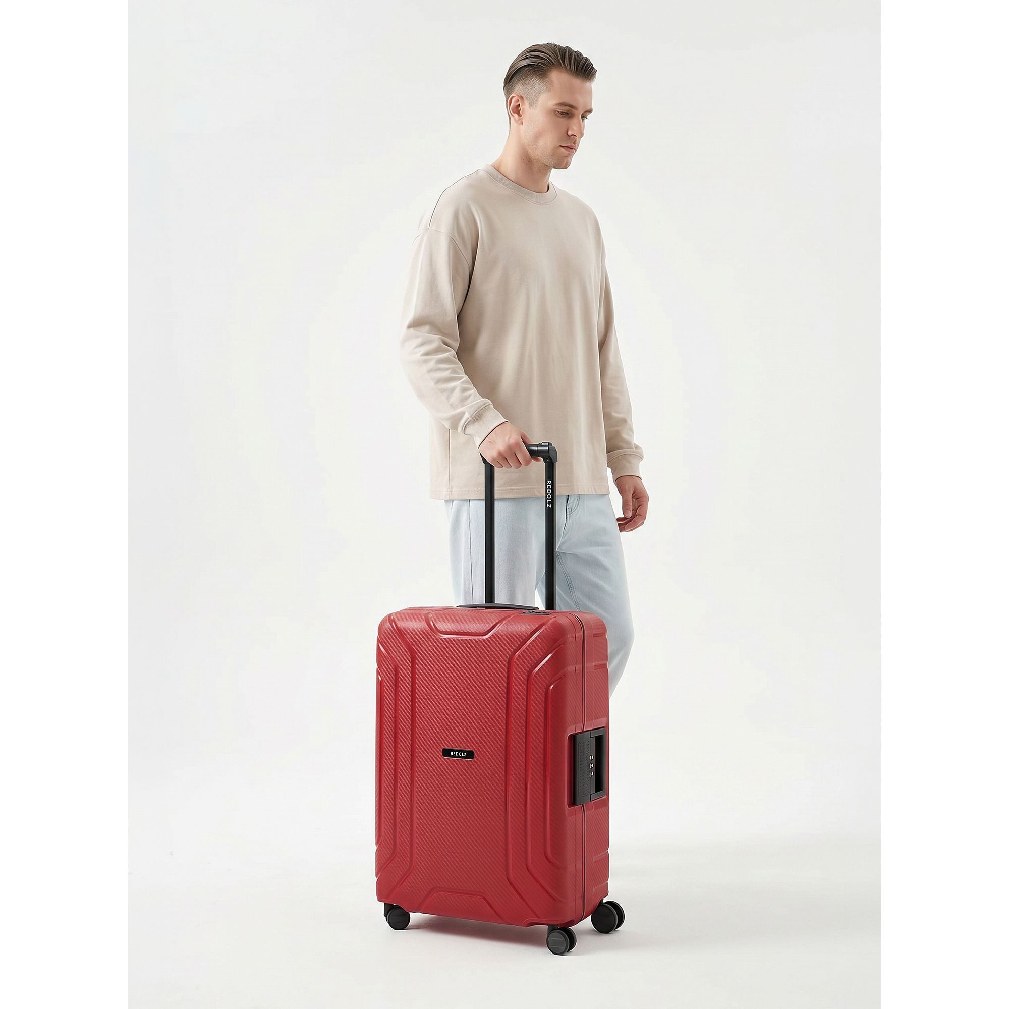 Redolz Hartschalen-Trolley Essentials 15, 4 Rollen, Polypropylen