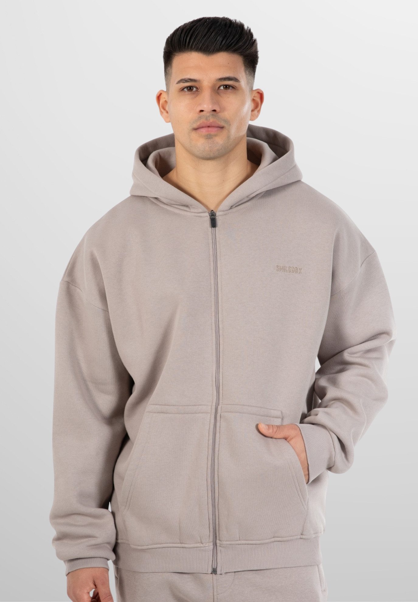 Smilodox Kapuzensweatjacke Marin, Zip Hoodie Oversize günstig online kaufen