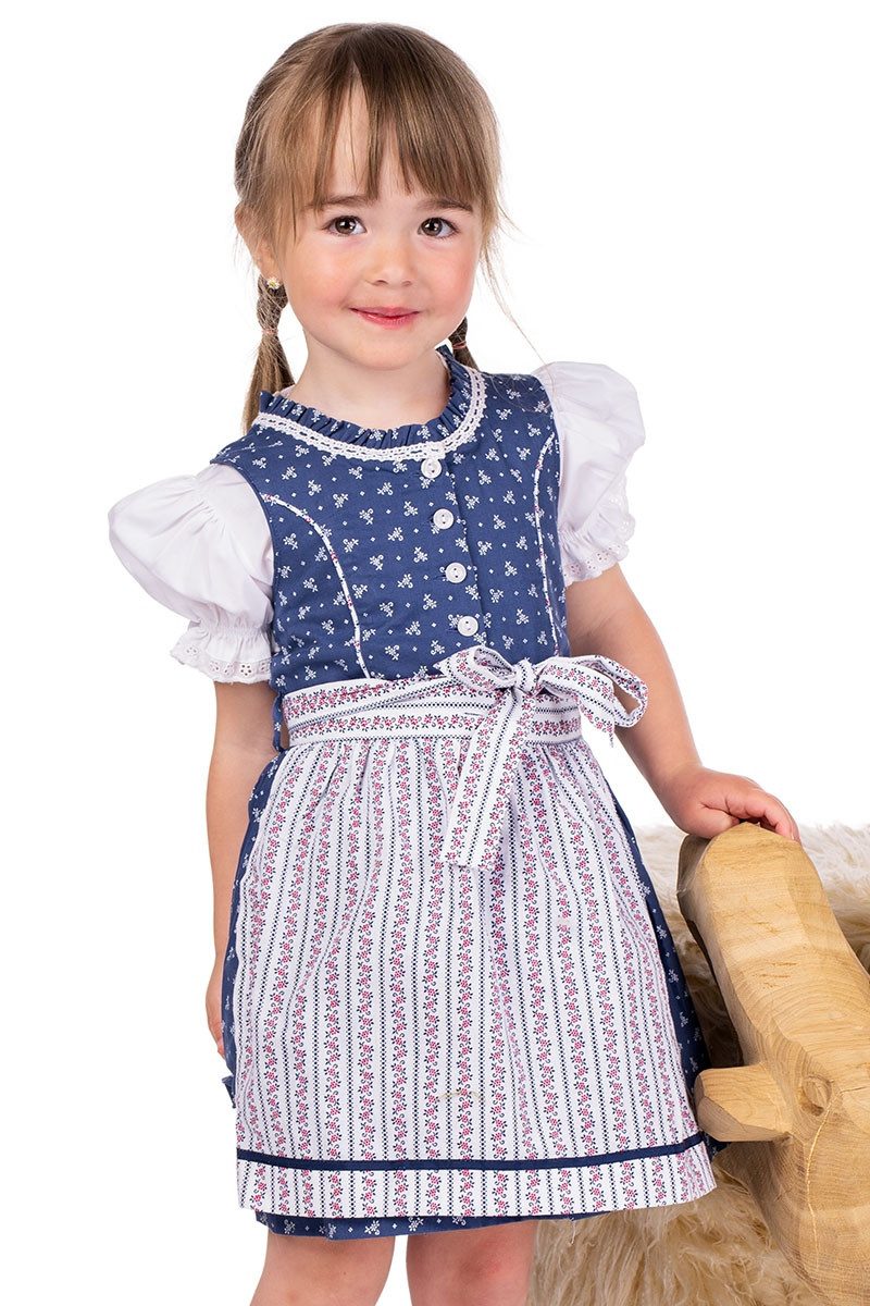 Isar-Trachten Dirndl Kinderdirndl 3tlg. - BEPPINA - jeans