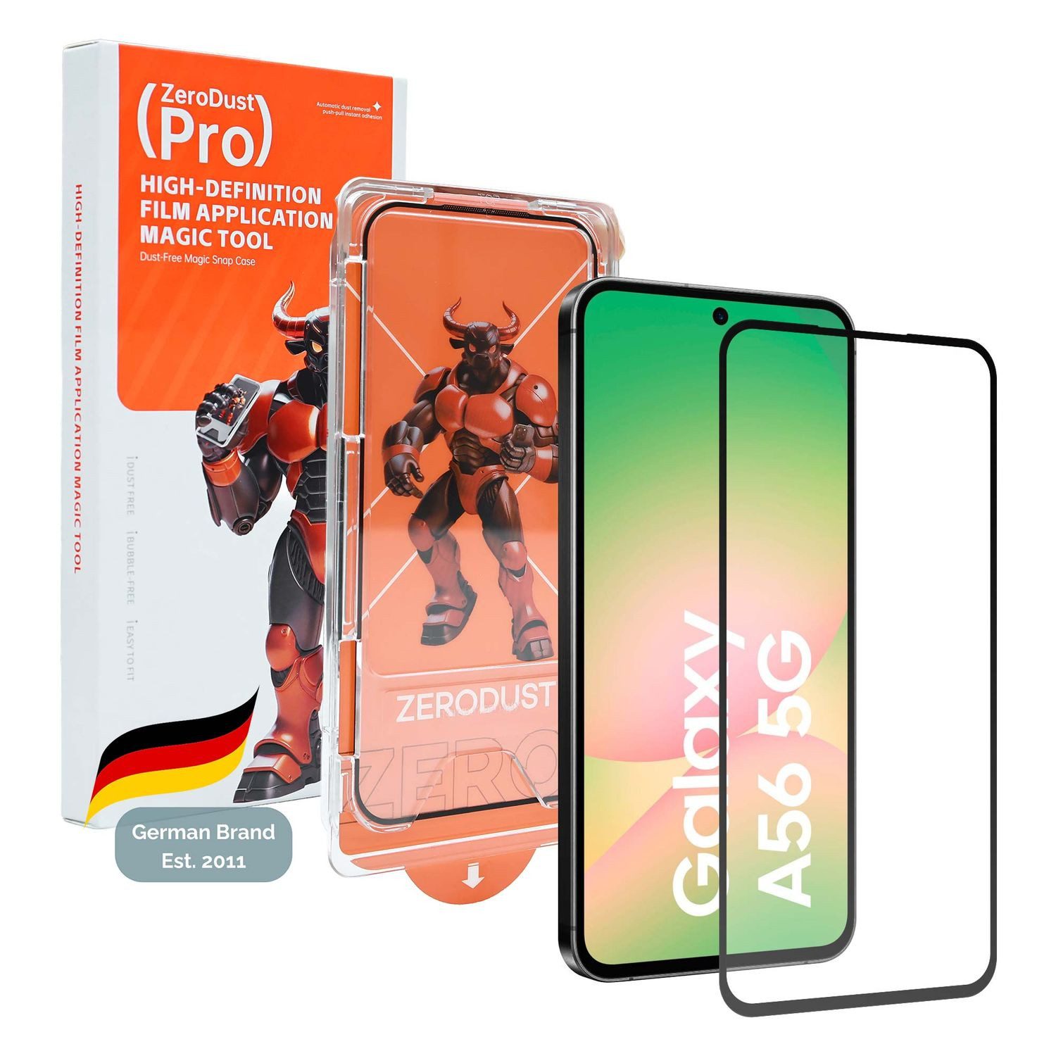 Cadorabo Schutzfolie für Samsung Galaxy A56 5G Schutzfolie, (1-St), Schutzfolie Panzerfolie HD Displayschutzfolie Schutzglas Tempered Glas