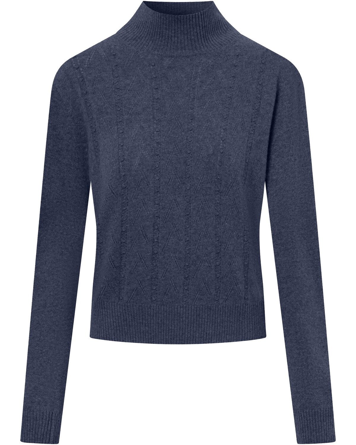 FELICITAS Strickpullover Stehkragenpullover Pansy