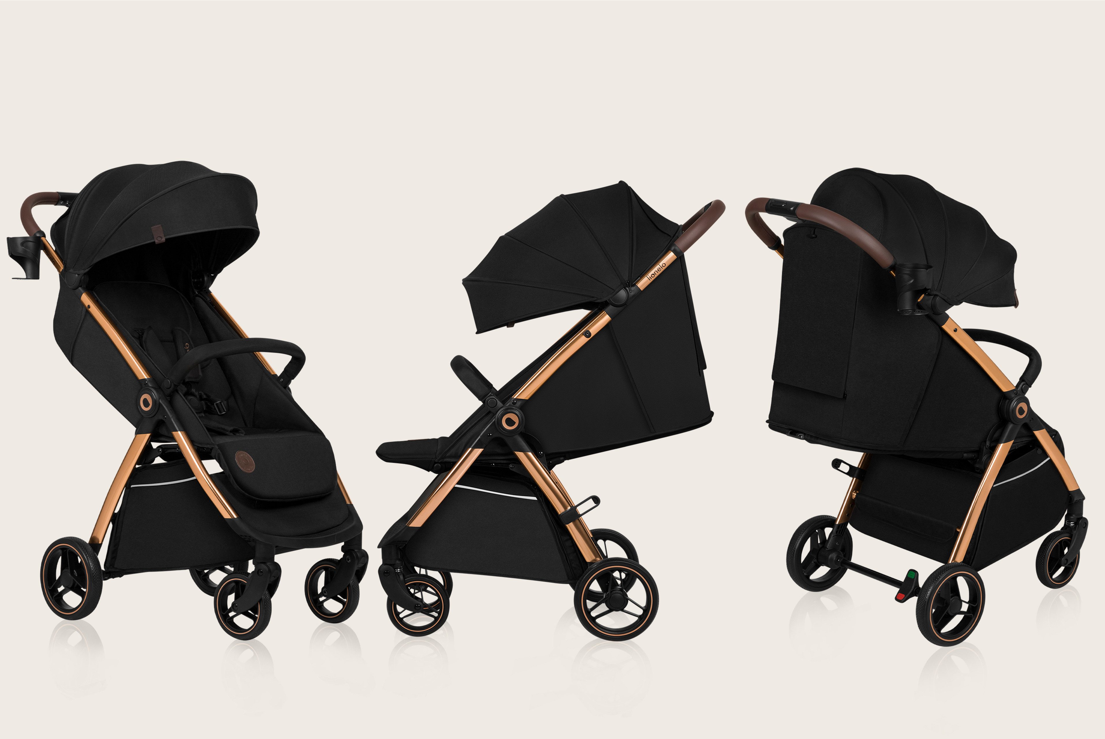 lionelo Kinder-Buggy INGRRID, (Set), Auto-Folding/Einhand-Faltung/UPF50+/bis 22 kg