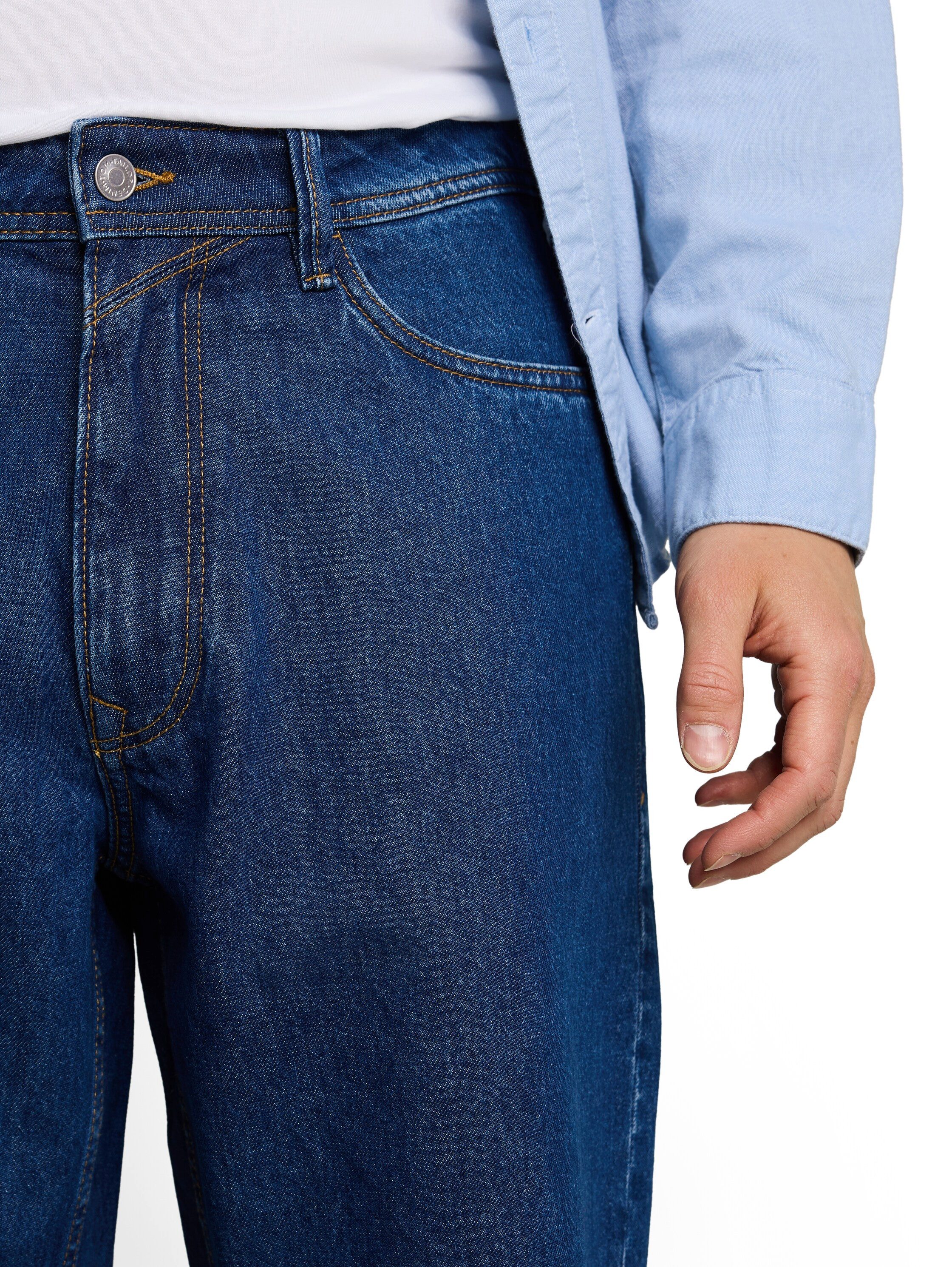 TOM TAILOR Denim Jeansshorts aus Baumwolle, mit Gürtelschlaufen – Bild 3 von 5