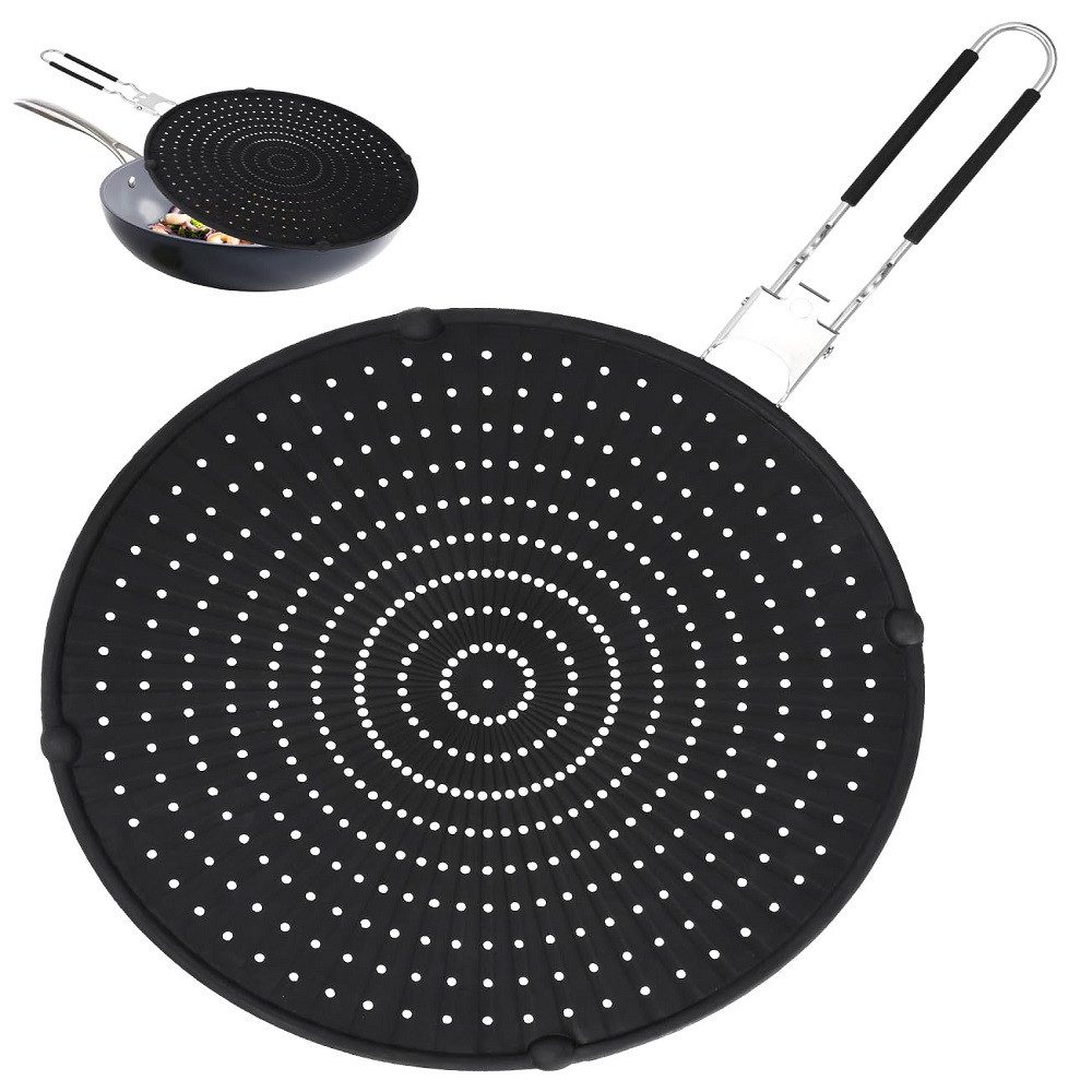 SinLaw Küchensieb Ausgehöhlter Deckel, damit das kochende Wasser nicht überläuft, (1-St), Bequeme Lagerung, küchensieb edelstahl