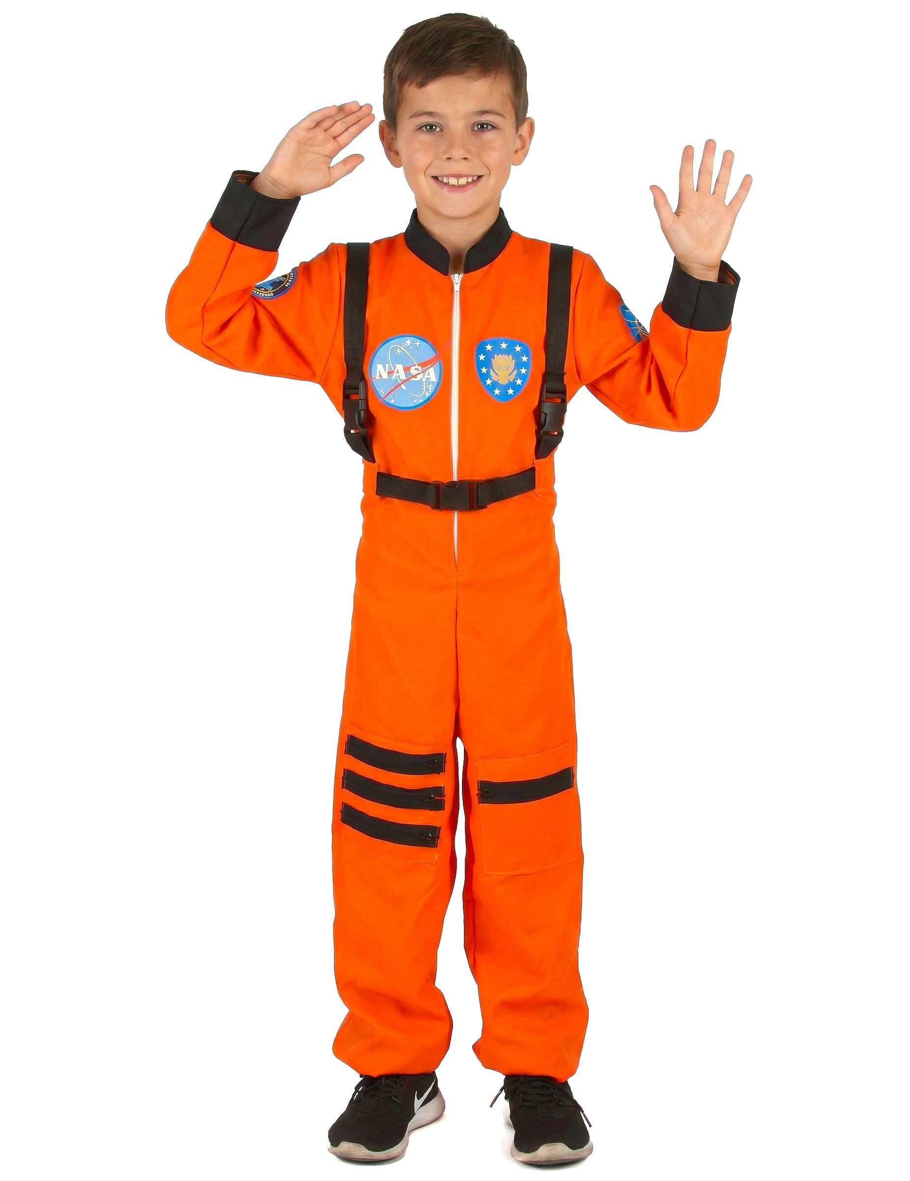 JADEO Kostüm Astronaut Kostüm für Jungen rot-schwarz