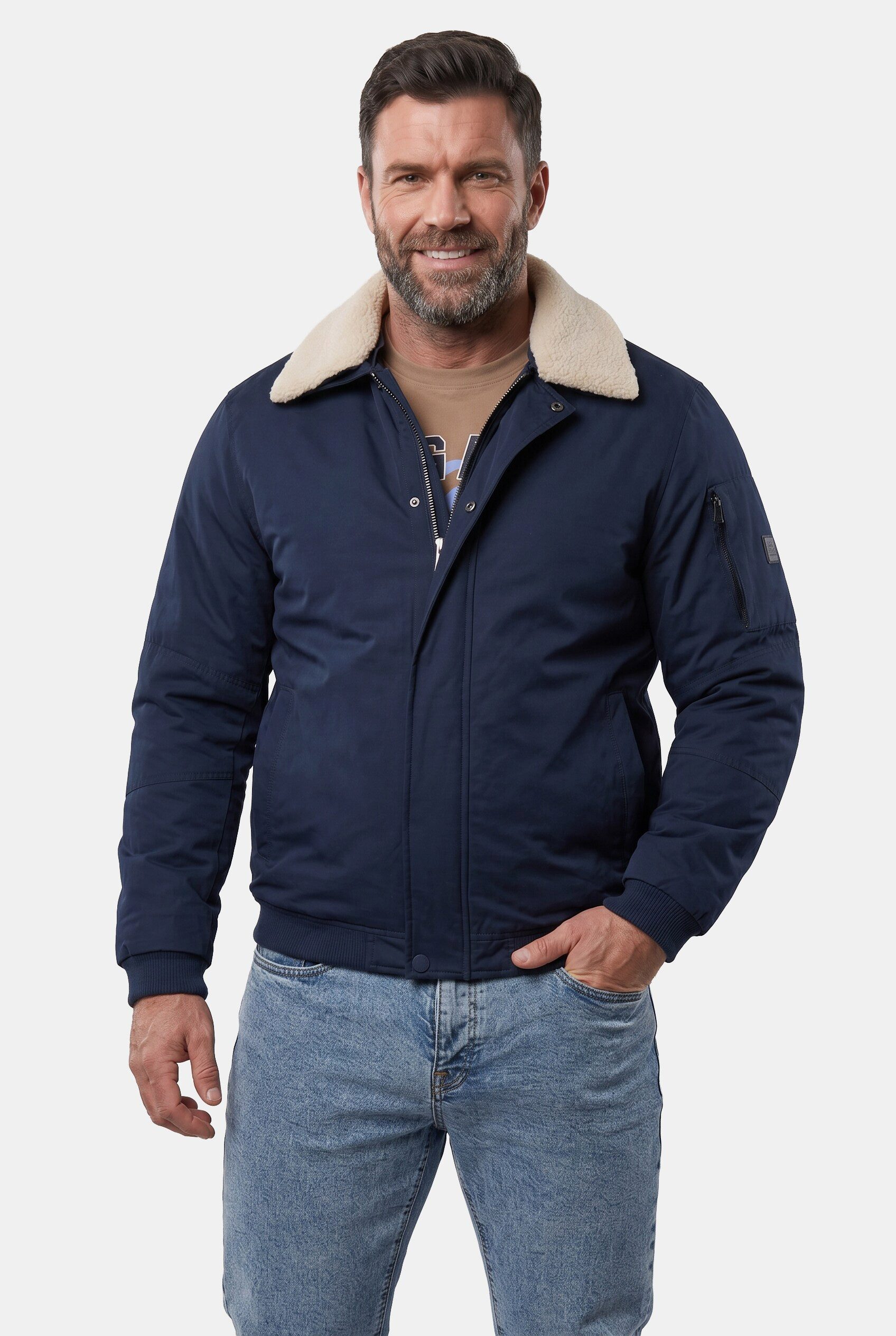 Men Plus Funktionsjacke Jacke Bauchfit Teddykragen viele Taschen bis 8 XL