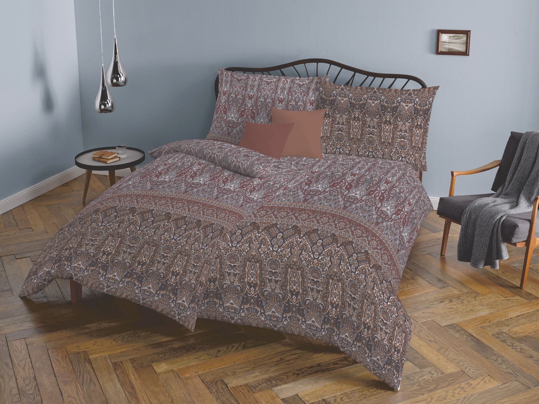 fleuresse Bettwäsche Fleuresse Davos Biber Bettwäsche 135x200 Ornamente Str günstig online kaufen