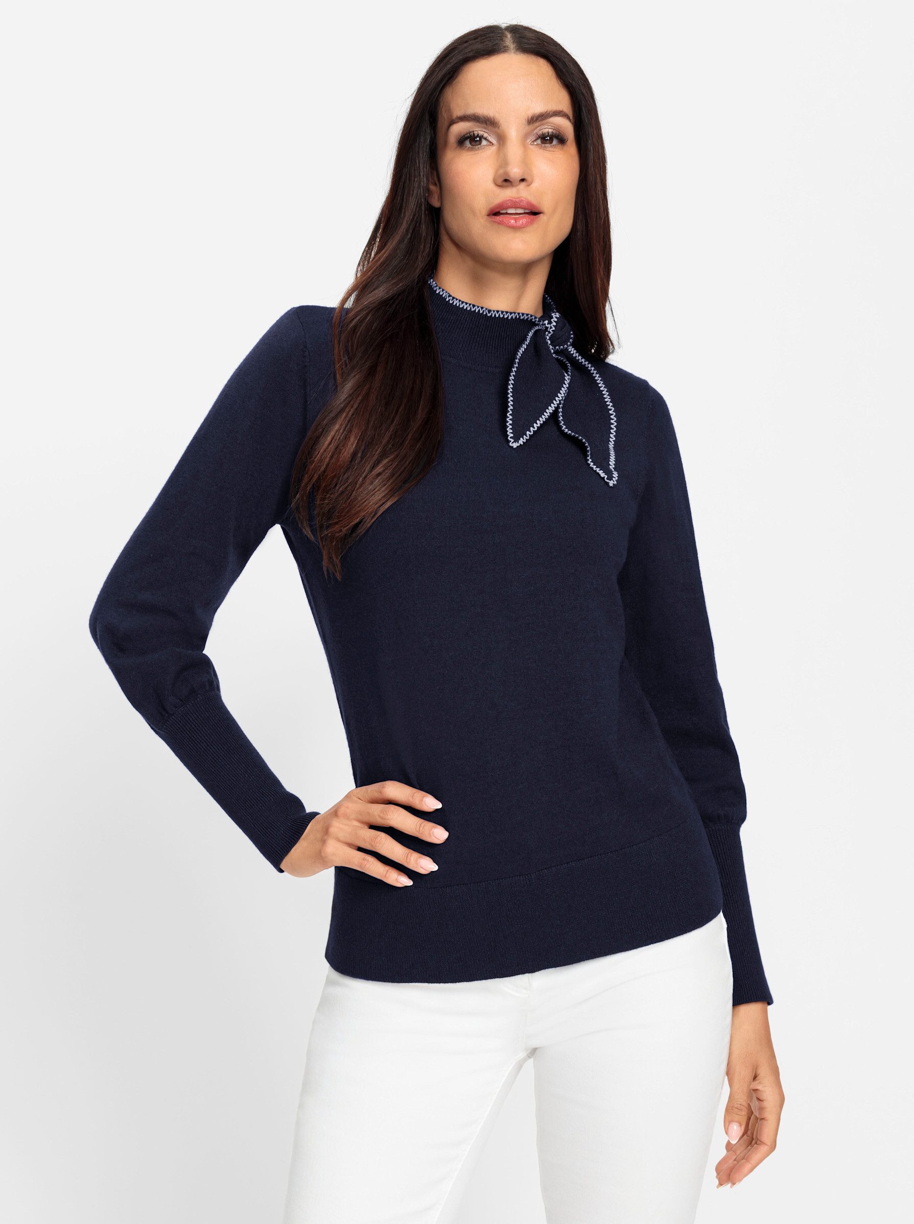 heine Strickpullover Pullover Langarm Feinstrick