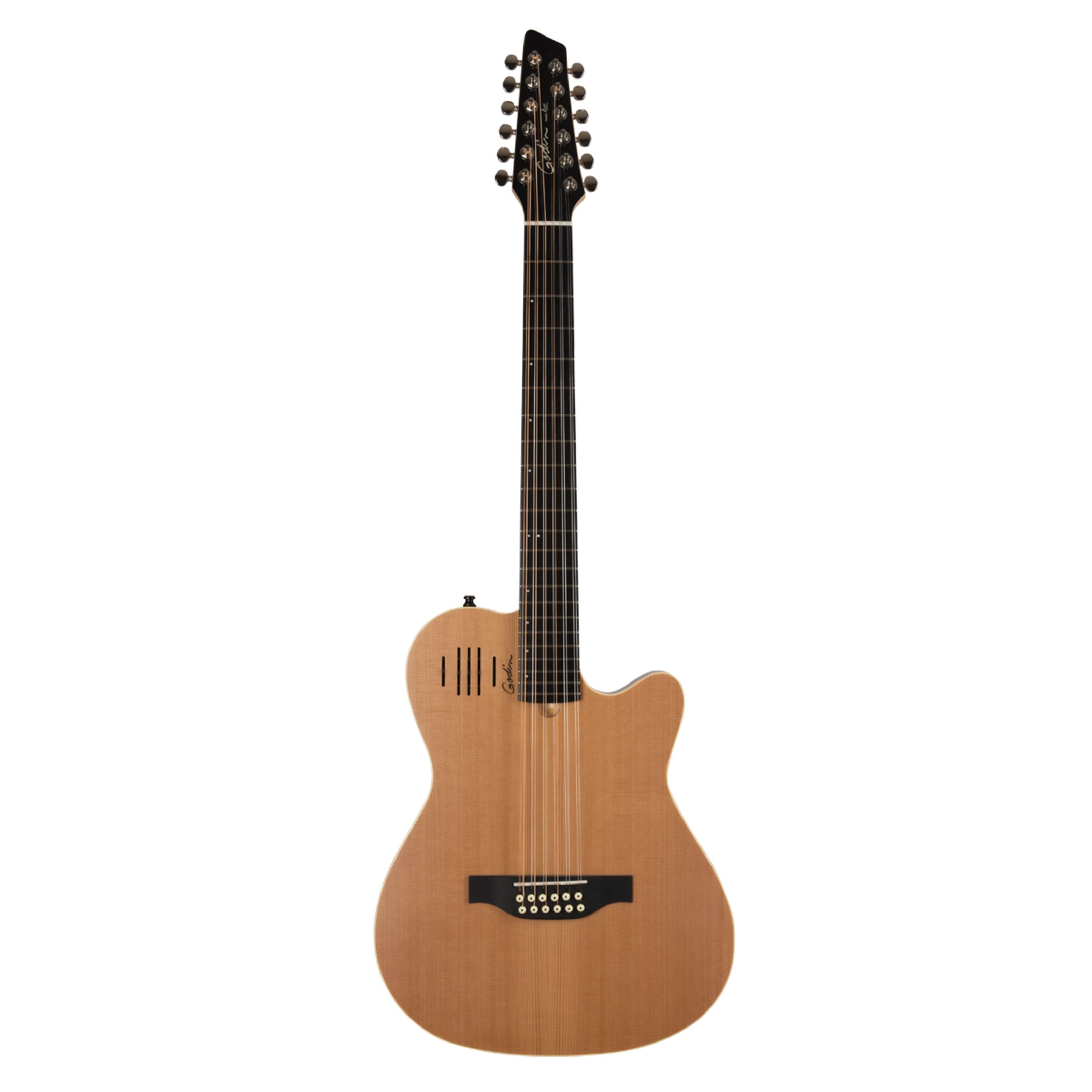 Godin Westerngitarre, A12 Natural Semi Gloss, A12 Natural Semi Gloss - 12 Saiter Westerngitarre