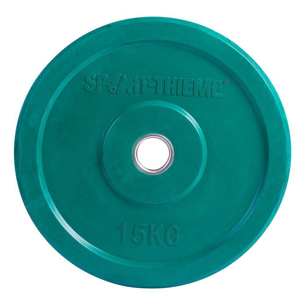 Sport-Thieme Hantelscheibe Hantelscheibe Bumper Plate, bunt, Geringe Geräuschentwicklung