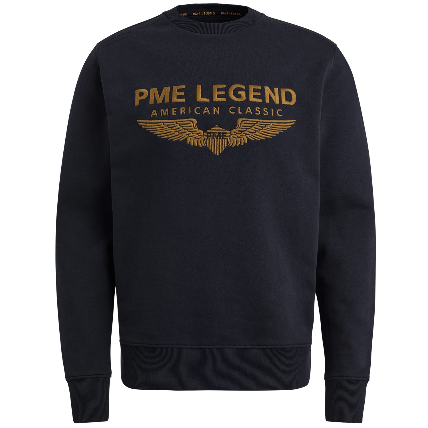 PME Legend Herren Rundhals Pullover CREWNECK SOFT TERRY WITH LOGO - Regular günstig online kaufen
