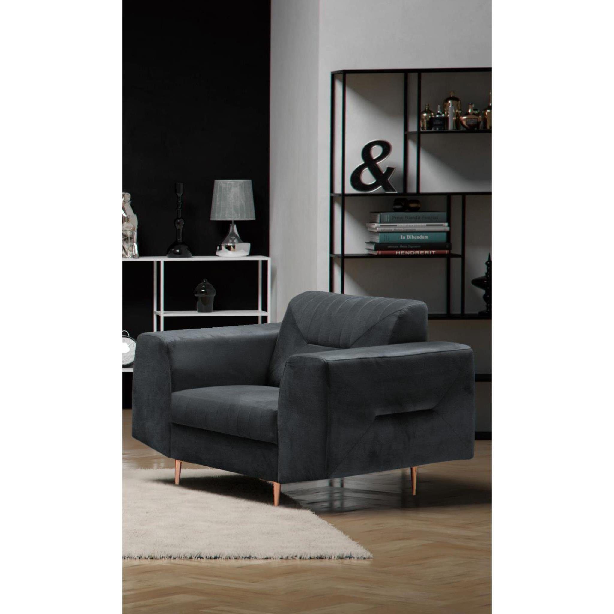 Beautysofa Sessel VENEZIA (Loungesessel im modernes günstig online kaufen