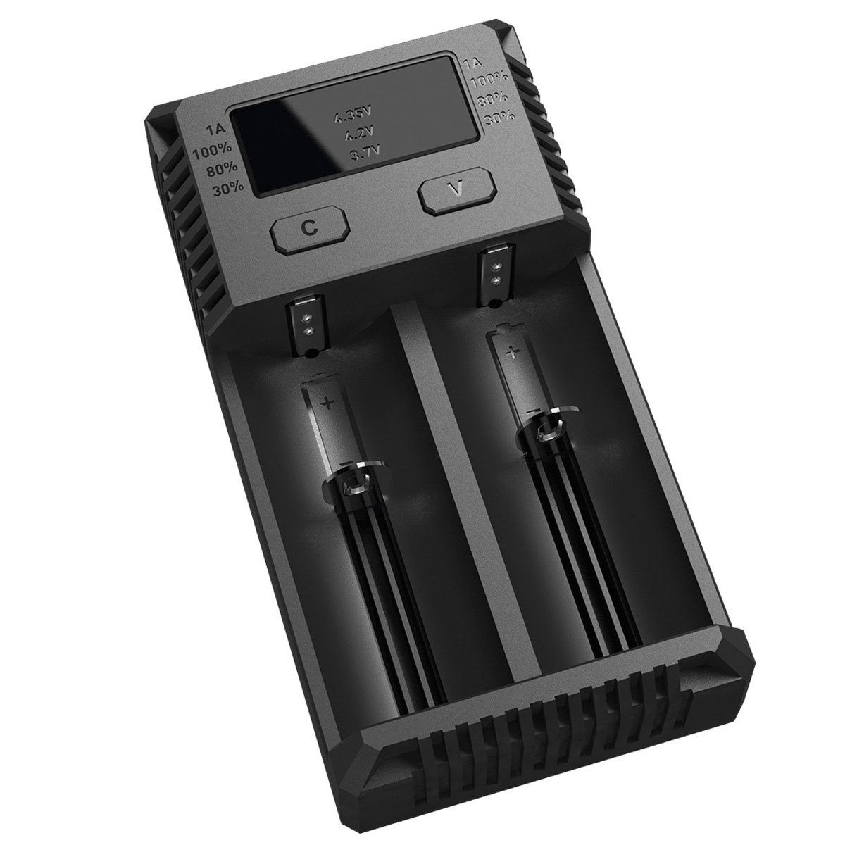 Nitecore NiteCore Ladegerät Intellicharge i2 mit 2 Ladeschächten NEW NC-i2 Akku-Ladestation