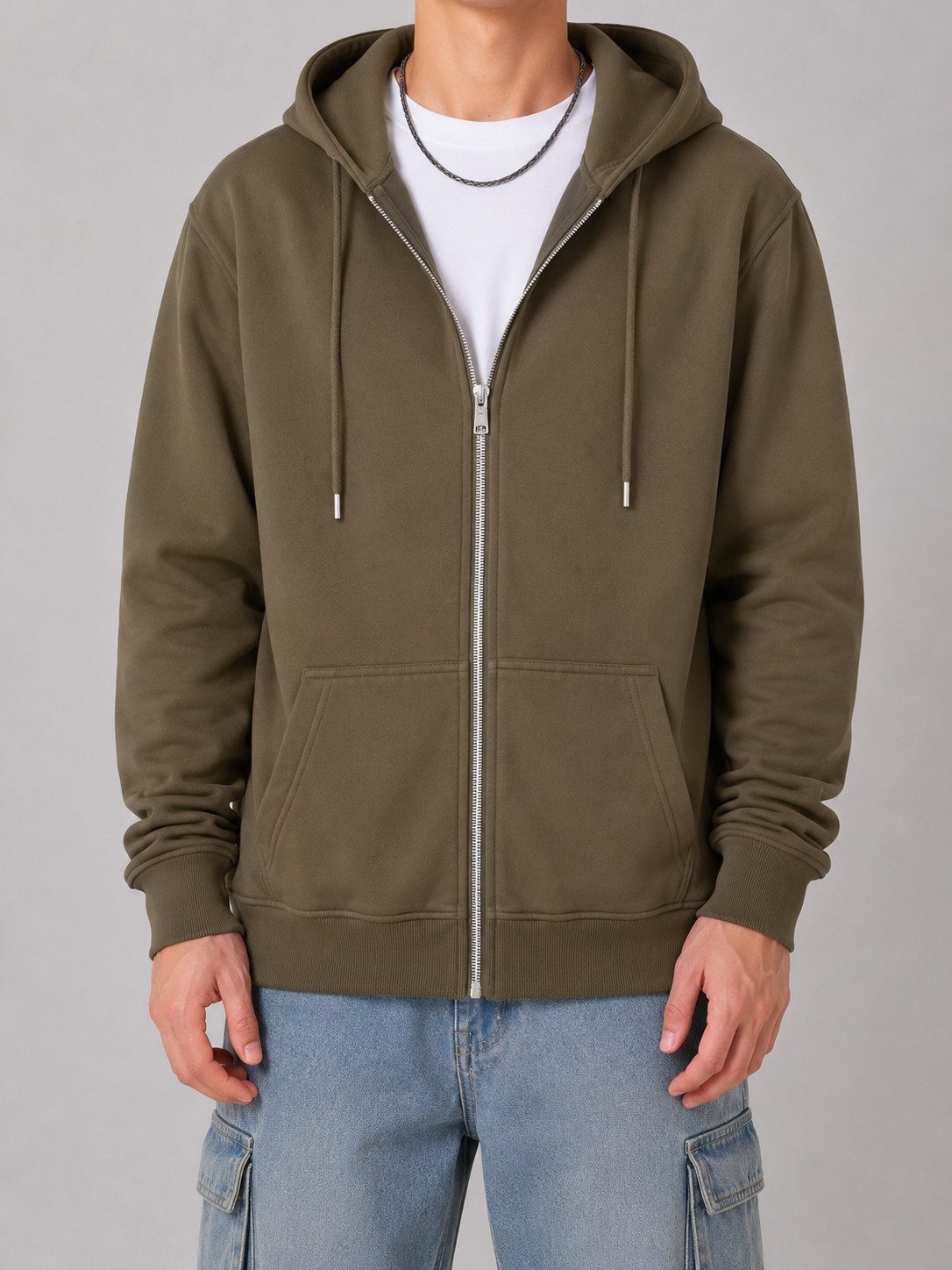 S&S Kapuzensweatjacke Herren Kapuzenjacke Zip-Hoodie (Packung, 1-tlg., Kapuzensweatjacke) Sweatshirt Kapuze mit Reißverschluss