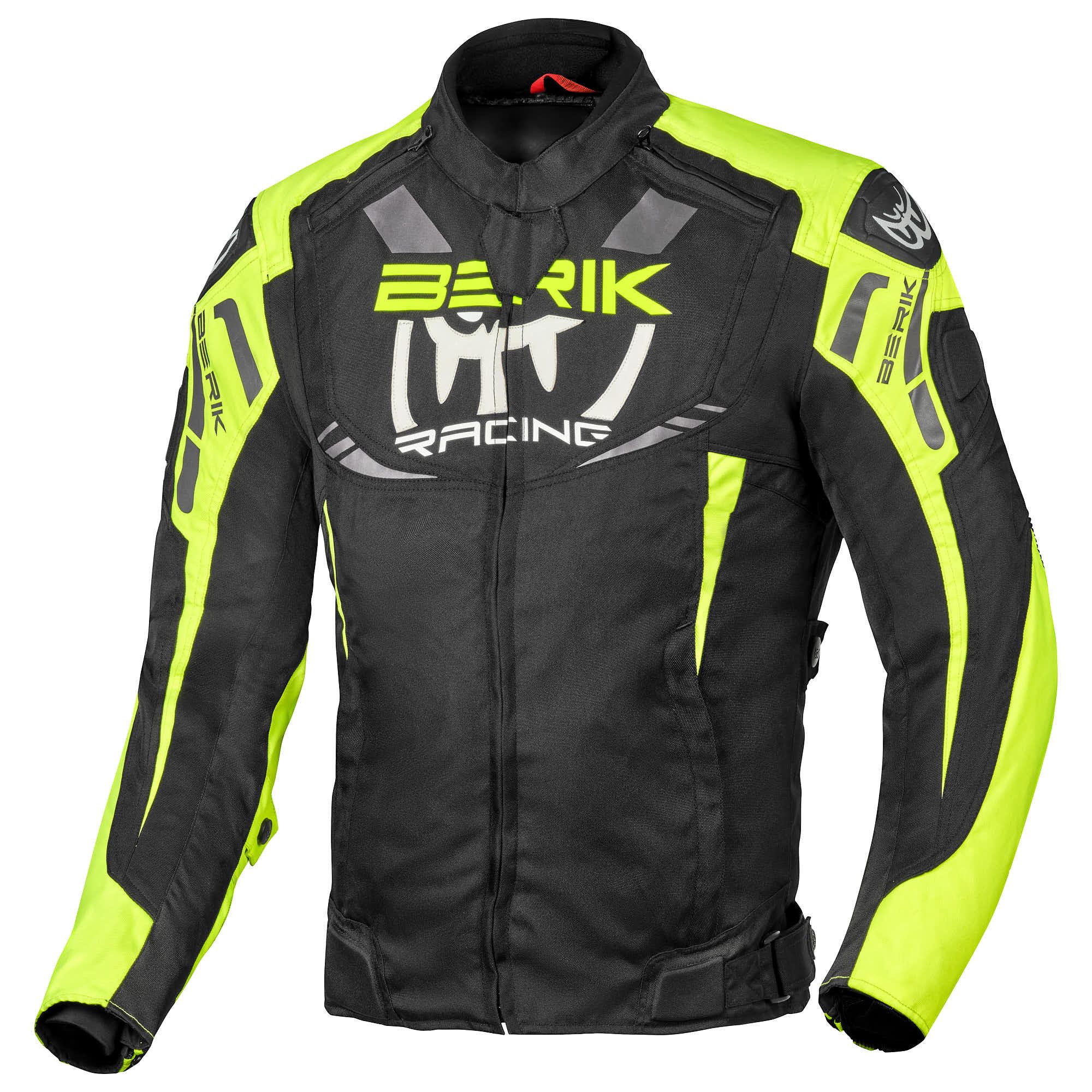 Berik Motorradjacke Amras wasserdichte Motorrad Textiljacke Verbindungsreißverschluss,Ellenbogenprotektoren enthalten,herausn