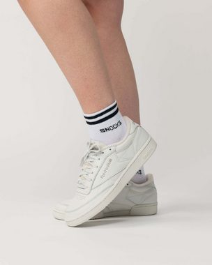 SNOCKS Sneakersocken kurze Socken für Herren & Damen (4-Paar) halbhoch und mit verstärkter Sohle, aus Bio-Baumwolle