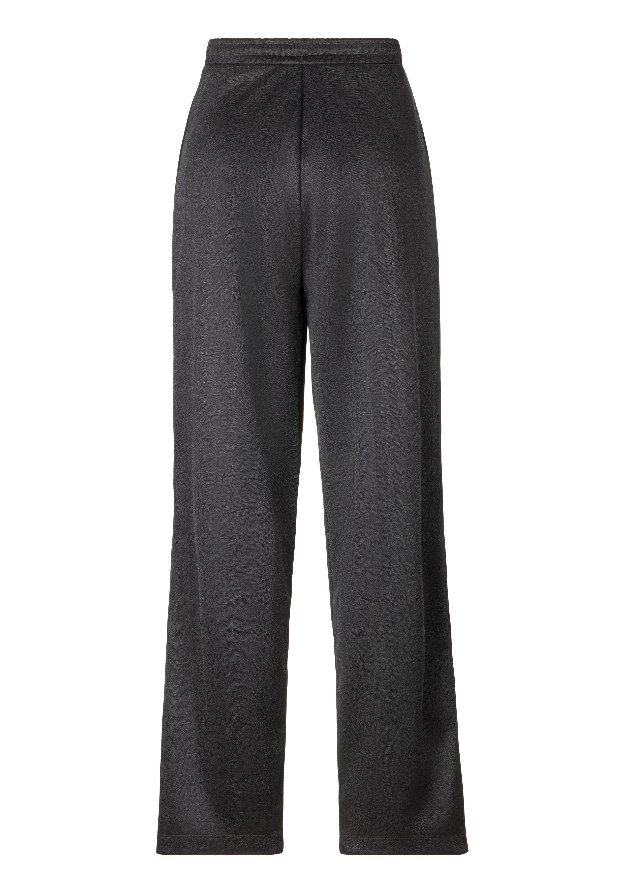 HUGO Blue Jogger Pants Nicole_B mit tonalem Jaquard Monogramm günstig online kaufen