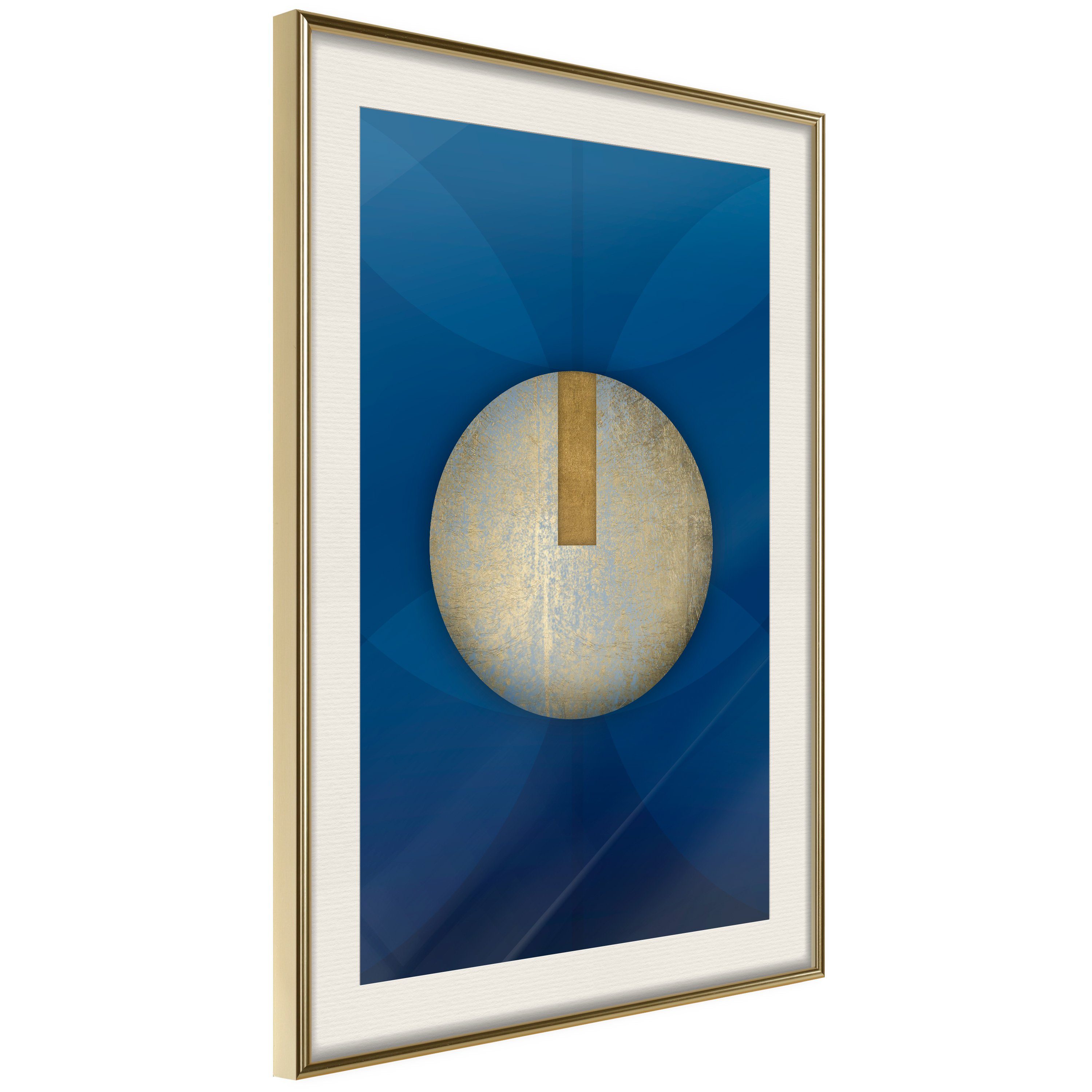 Artgeist Poster Indigo Abstraction []