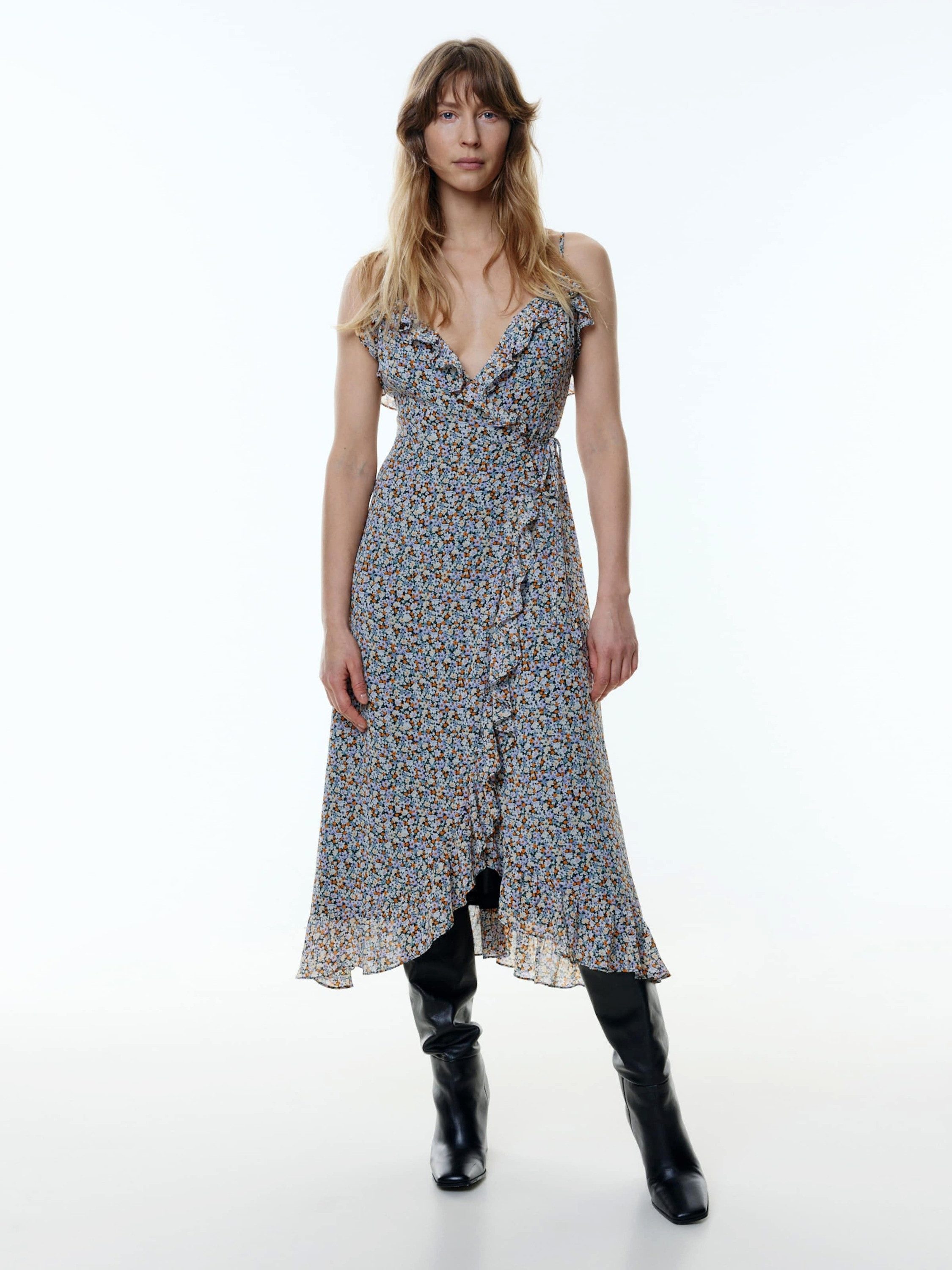EDITED Sommerkleid Benice (1-tlg) Volant