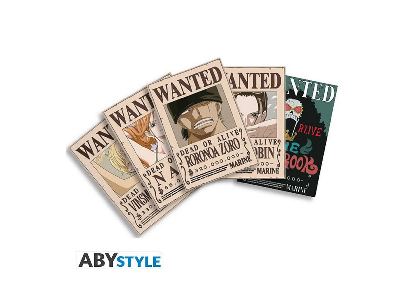 ABYstyle Postkarte ONE PIECE - Postcards - Wanted Set #2