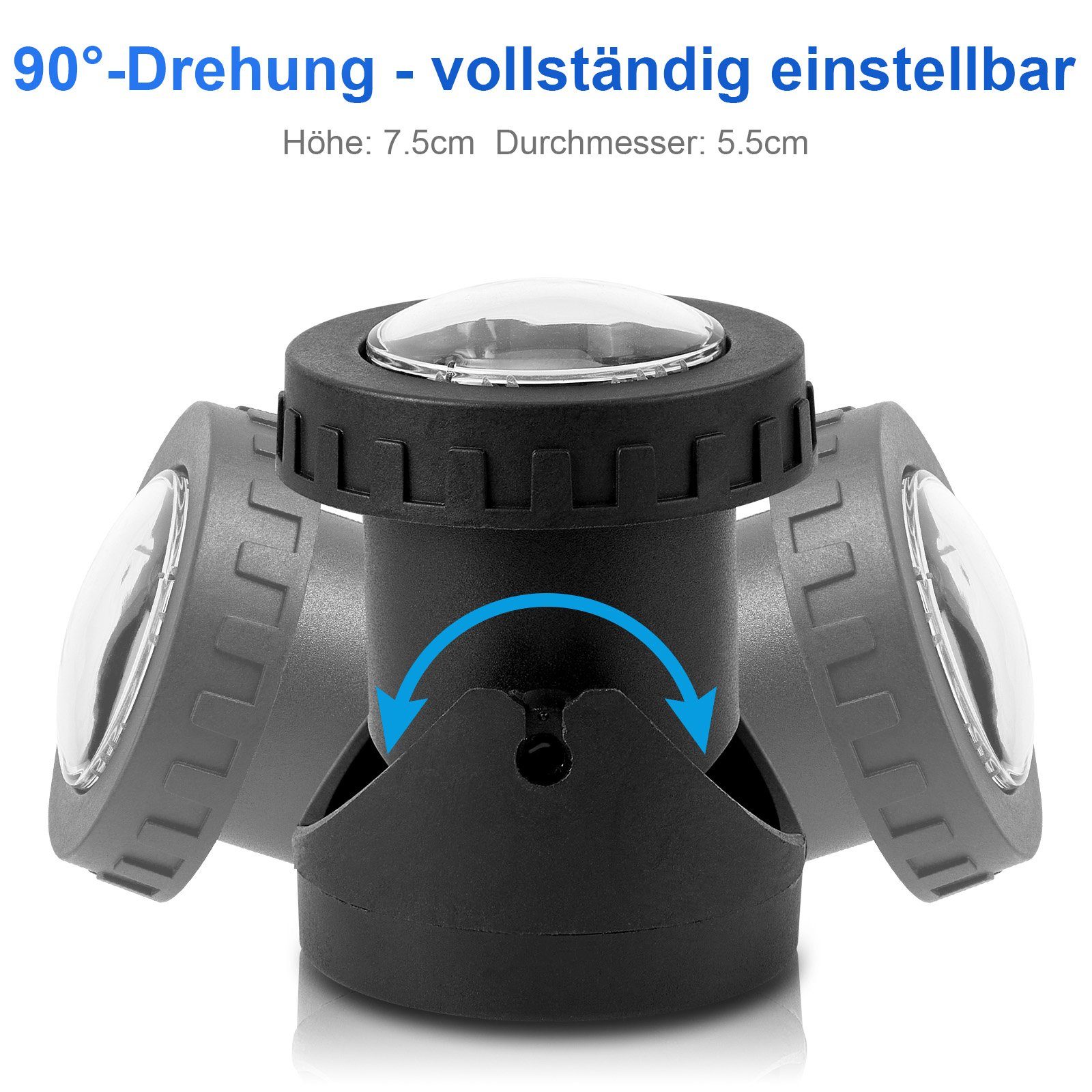 Jibenhome Gartenstrahler RGB Teichbeleuchtung, Unterwasser Teichlicht günstig online kaufen