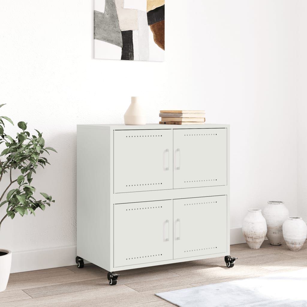 vidaXL Sideboard Sideboard Weiß 68,5x39x72 cm günstig online kaufen