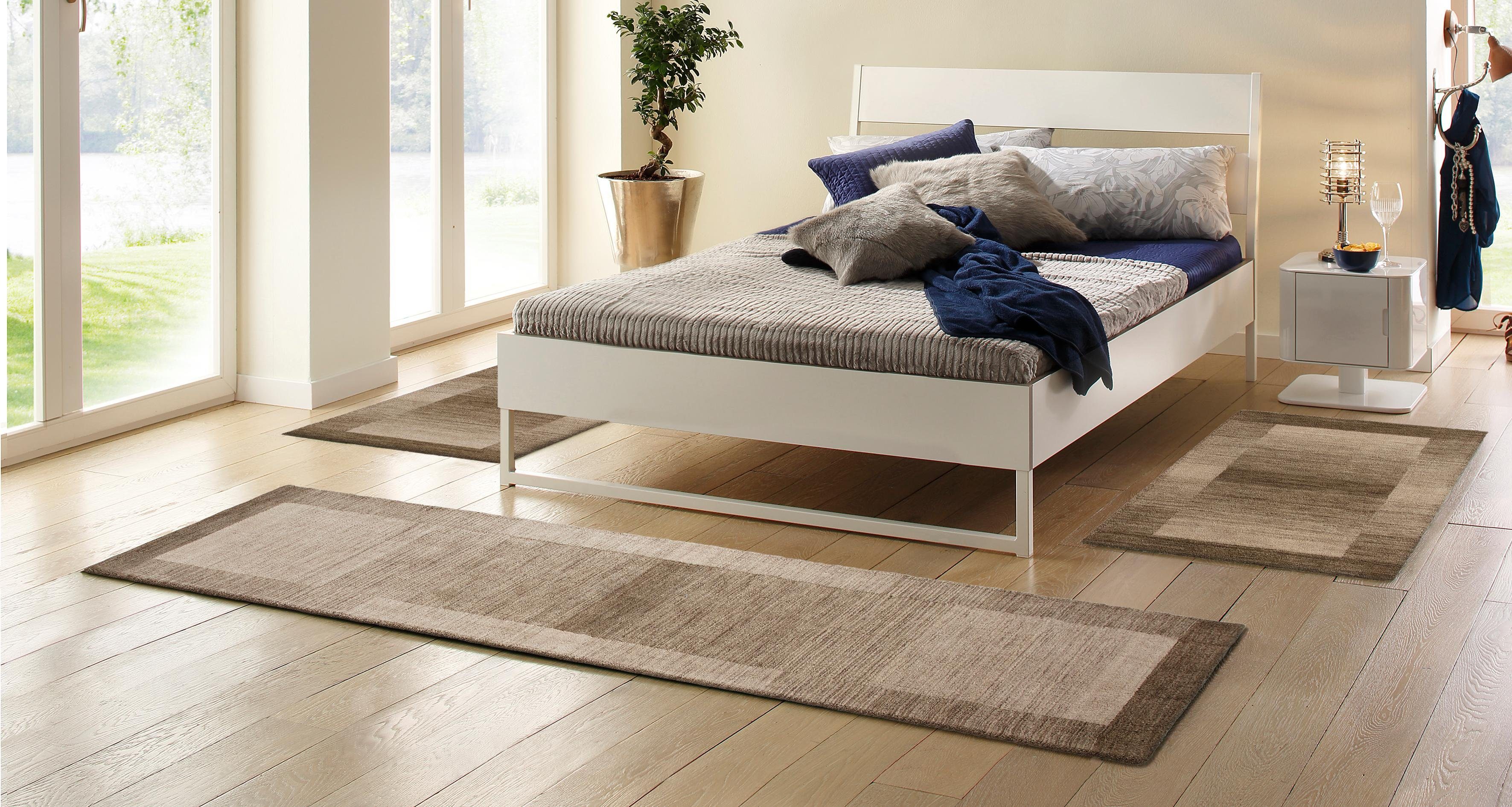 THEKO Bettumrandung Gabbeh Super, Handweb, Teppich, Bordüre, reine Wolle, H günstig online kaufen