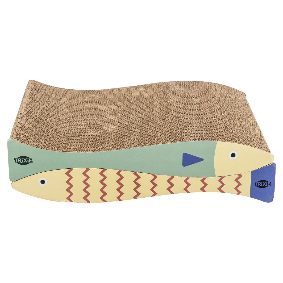 TRIXIE Kratzpappe Kratzpappe in FIschform mint/creme - 2er Pack