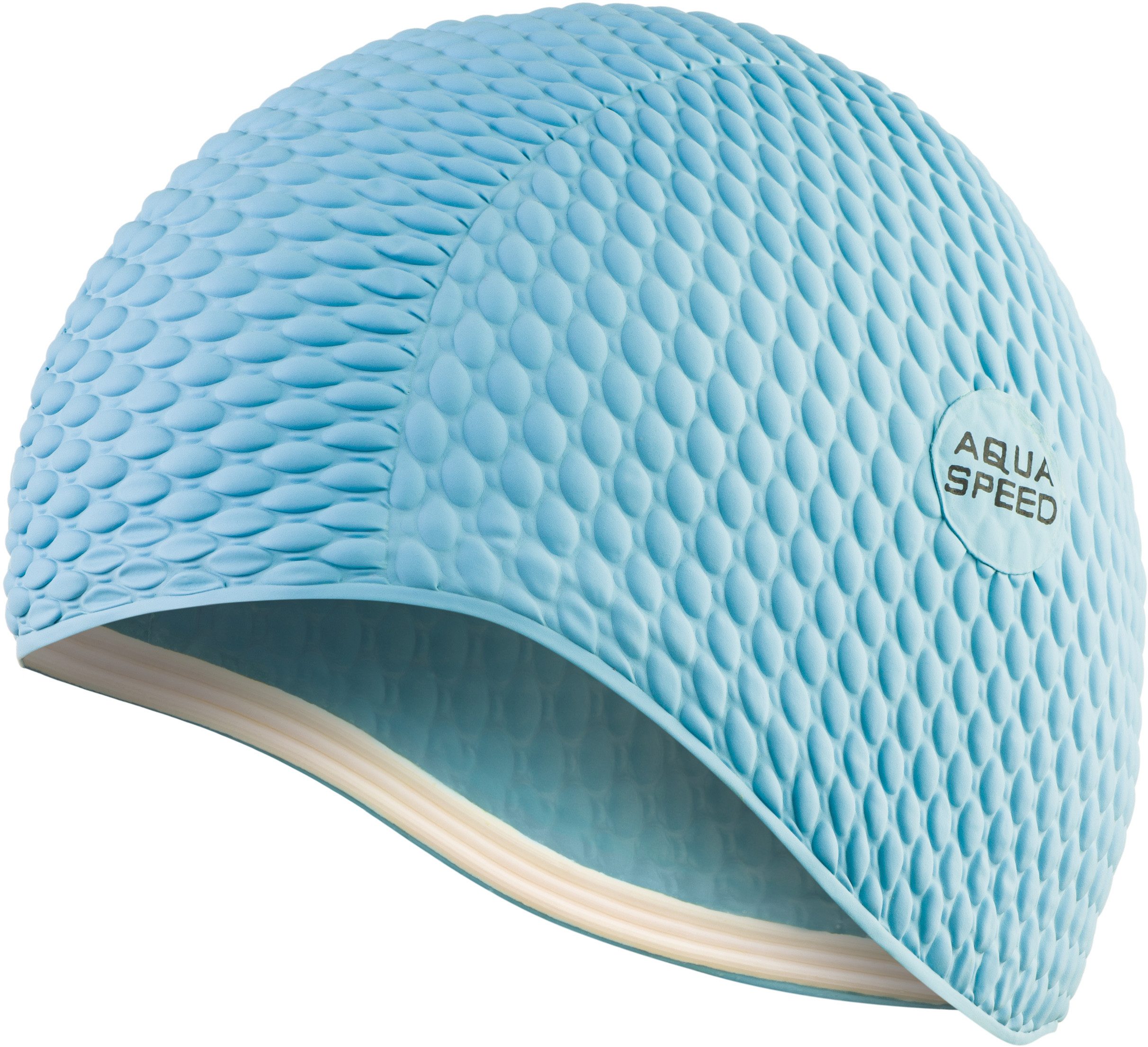Aqua Speed Badekappe Bombasic / Bombastic TIC TAC (Schwimmkappe für Aqua Fitness), Elastische Aqua Fitness Schwimmhaube