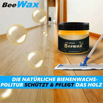 MAVURA BeeWax Original natürliches Bienenwachs Möbelpflege Politur Schutzwachs, Möbelwax Holzpflege Möbel Pflege Schrank (1KG/152,8)