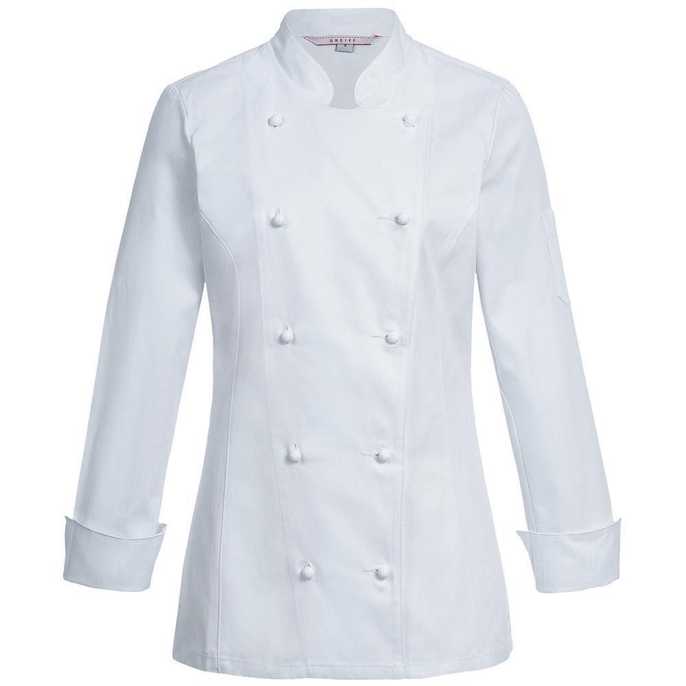 Kochjacke Greiff GASTRO MODA Cuisine Damen Kochjacke Regular-Fit Weiß
