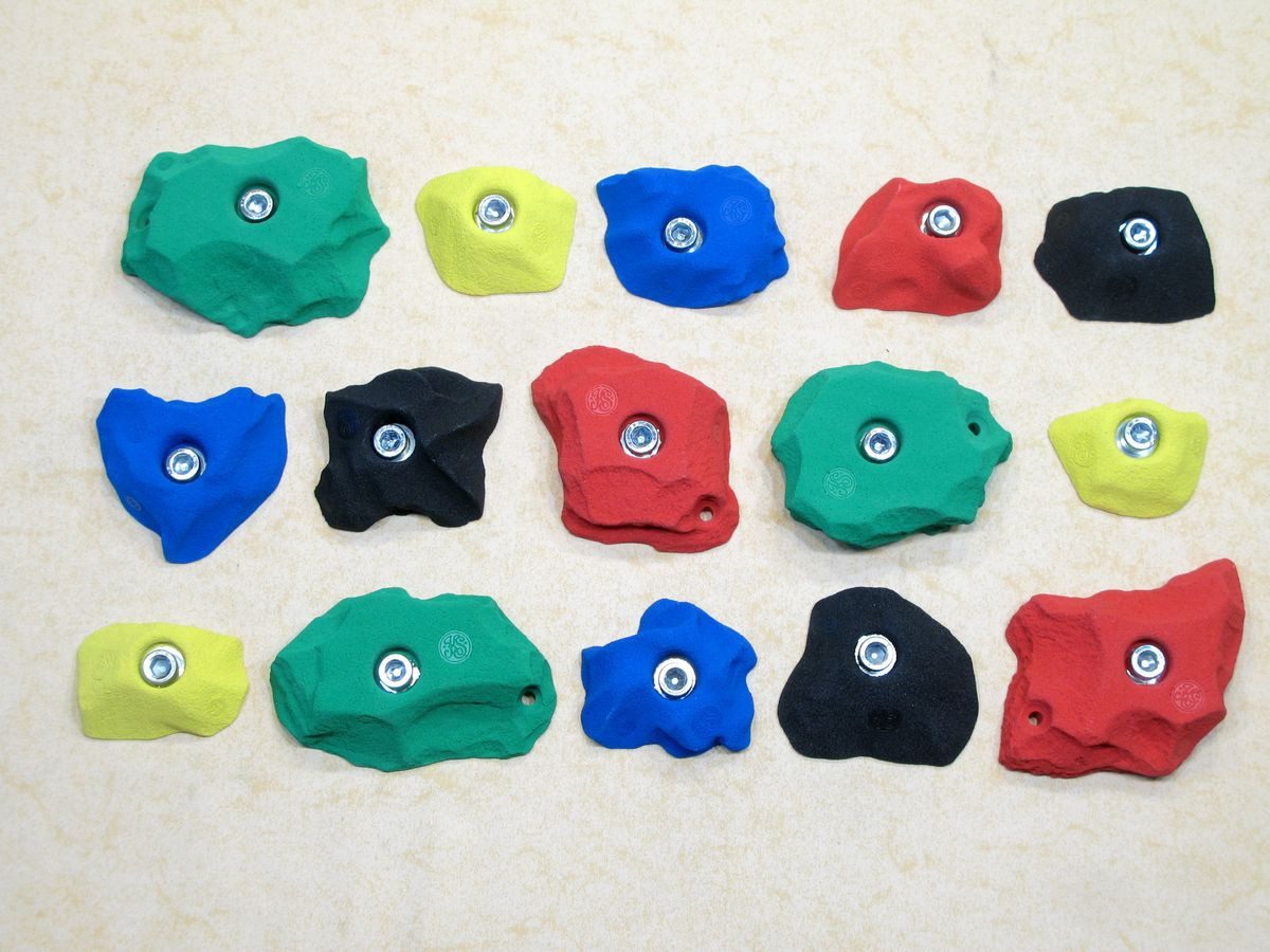 KS Klettergriffe Kletterwand