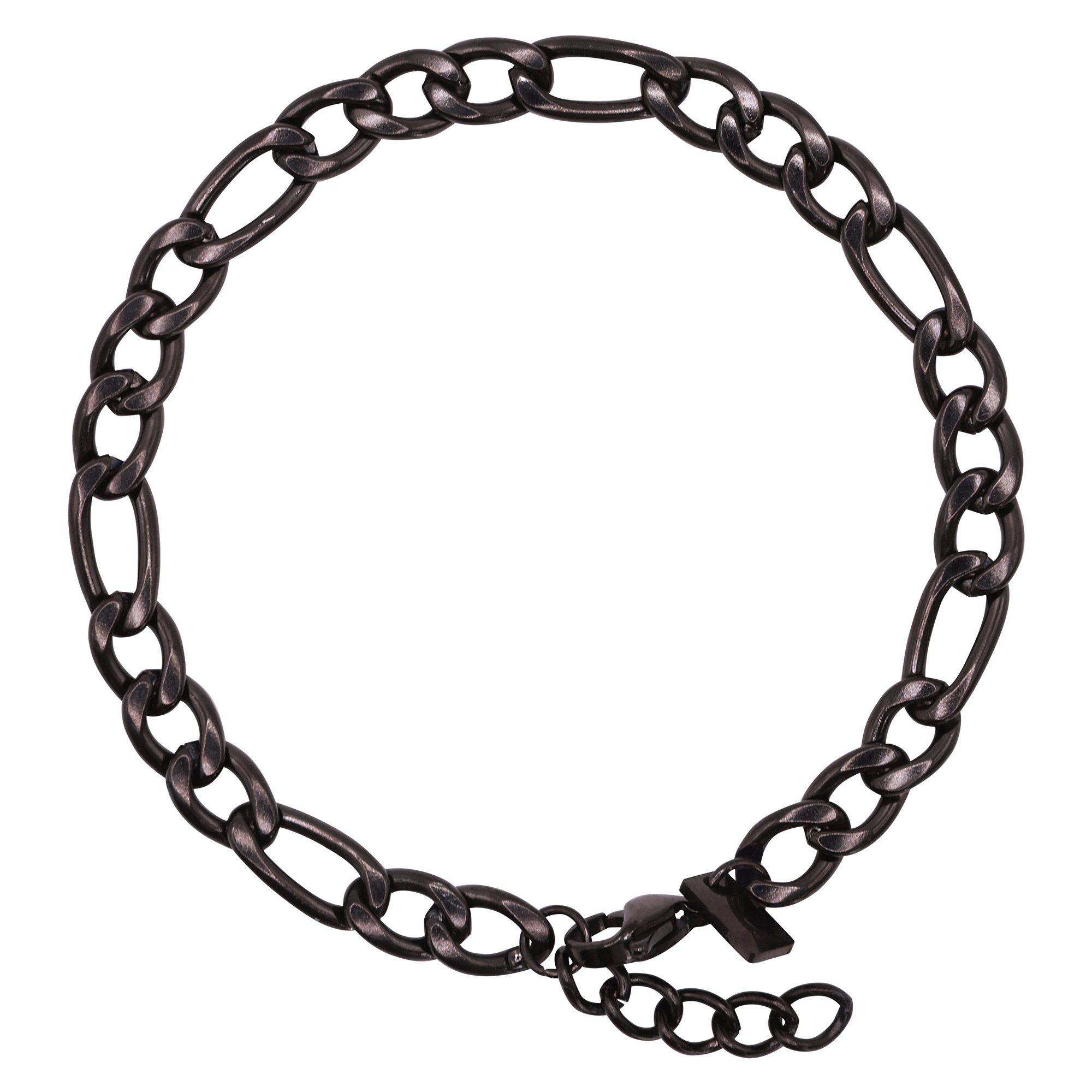 Geschenkverpackung), (Armband, Damen Armkette Verlängerungskette Armband inkl. Elora mit farben schwarz Heideman