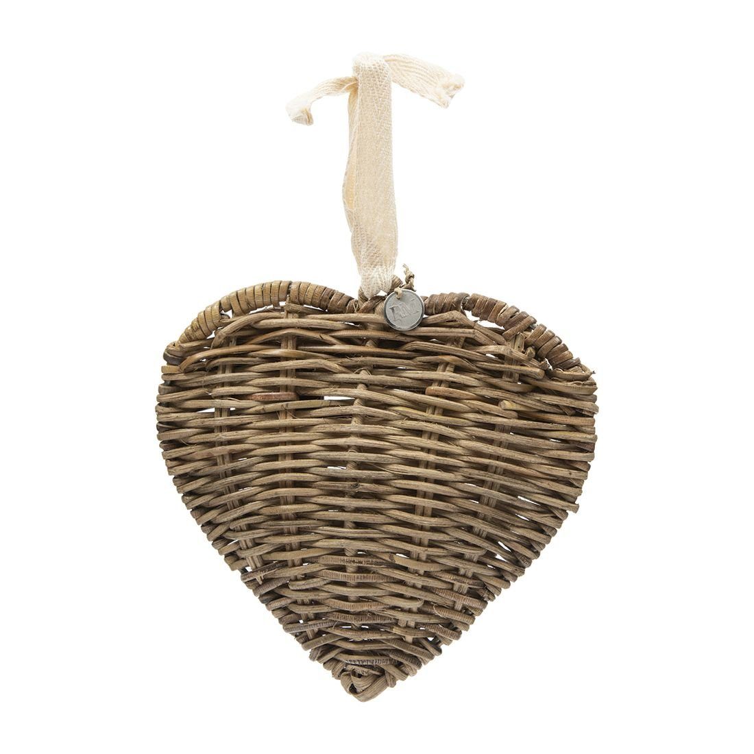 Rivièra Maison Christbaumschmuck Rivièra Maison Rustic Rattan Loving Heart Ornament, Weihnachtsdeko