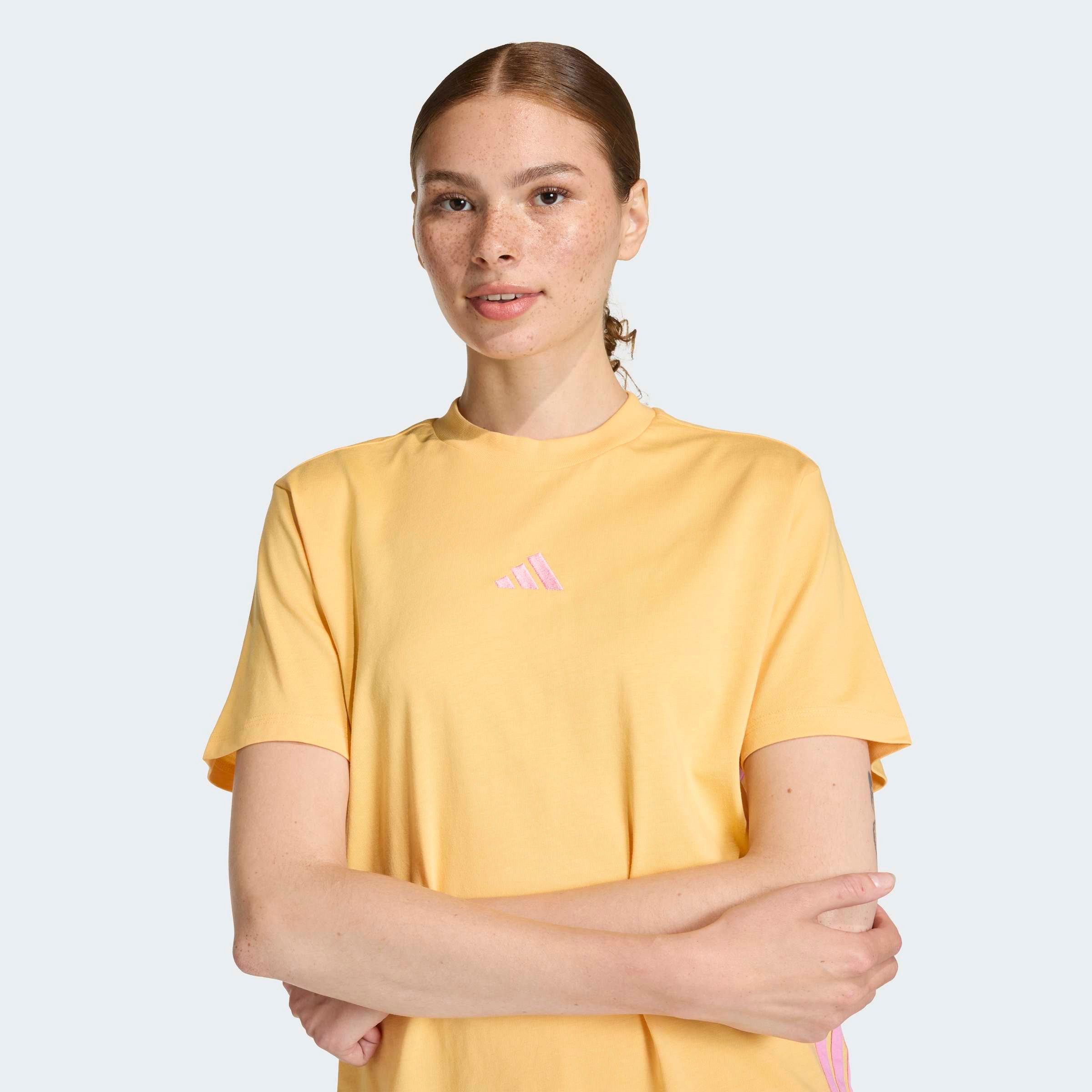 adidas Sportswear T-Shirt ESSENTIALS 3-STREIFEN COTTON günstig online kaufen