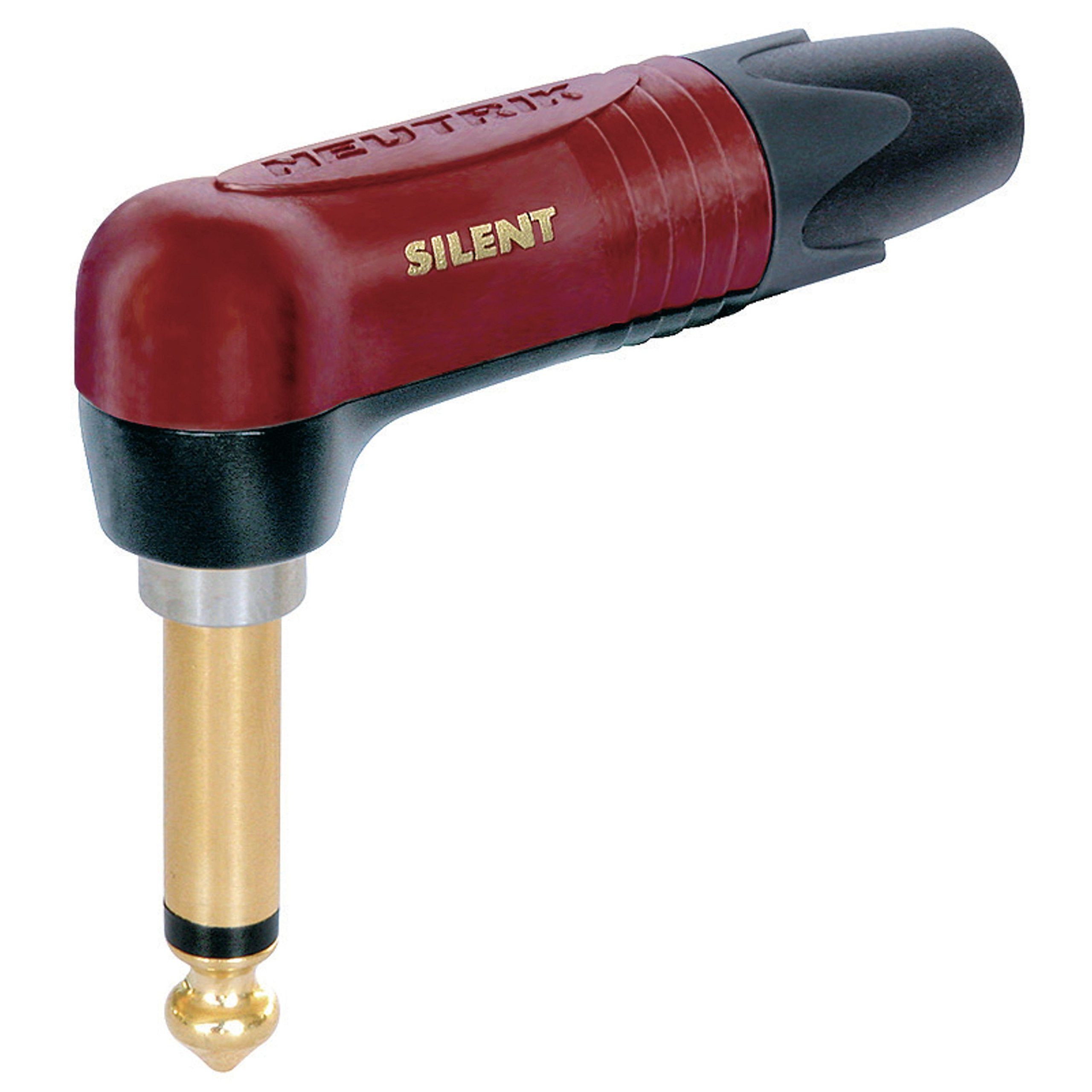 Neutrik Klinkenstecker, (Stecker & Adapter, Kabel-Stecker), NP2RX-AU-SILENT Winkelklinke - Kabel Stecker