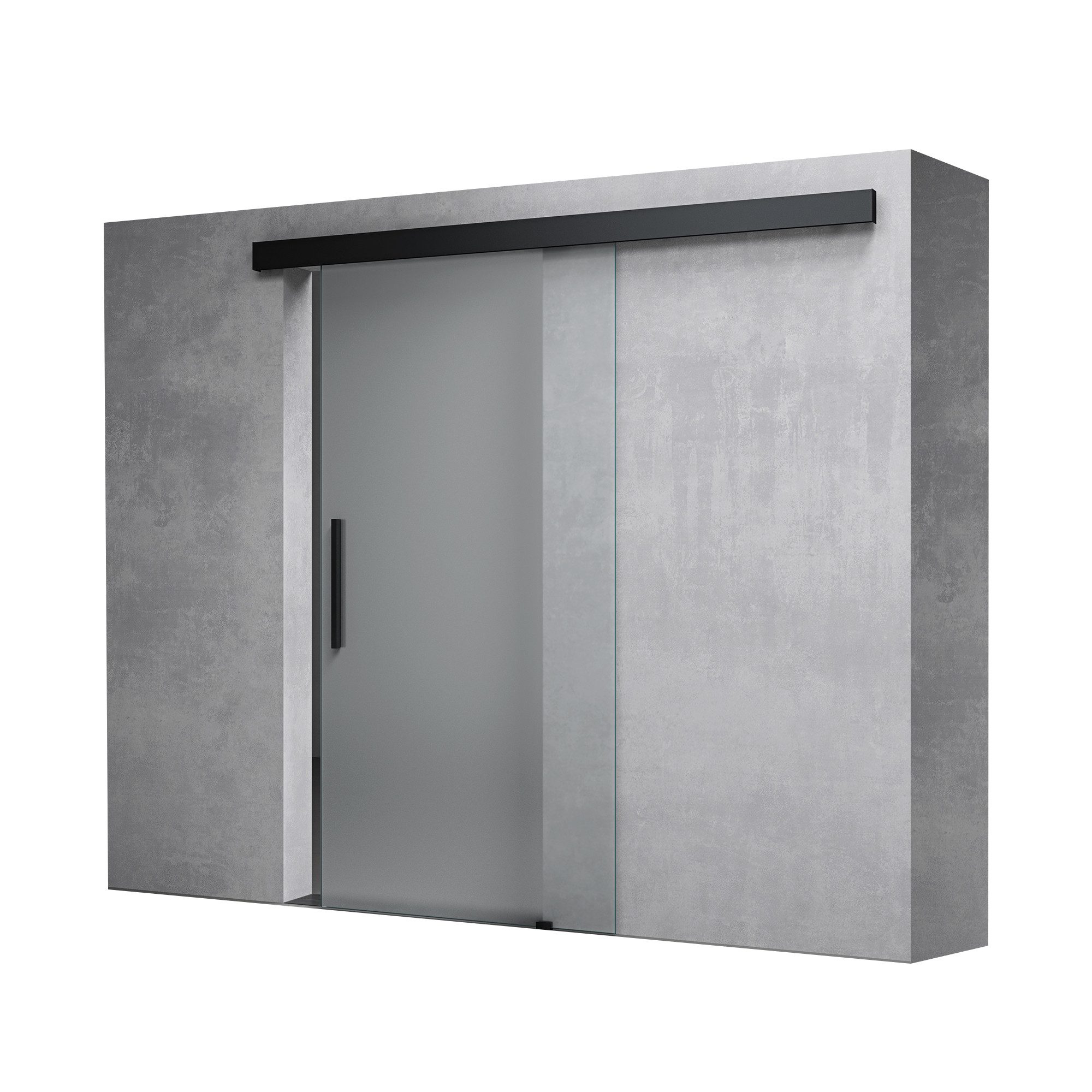 Mai & Mai Glasschiebetür Schiebetür Schwebetür Satiniert 8mm ESG 15mm Wanda günstig online kaufen