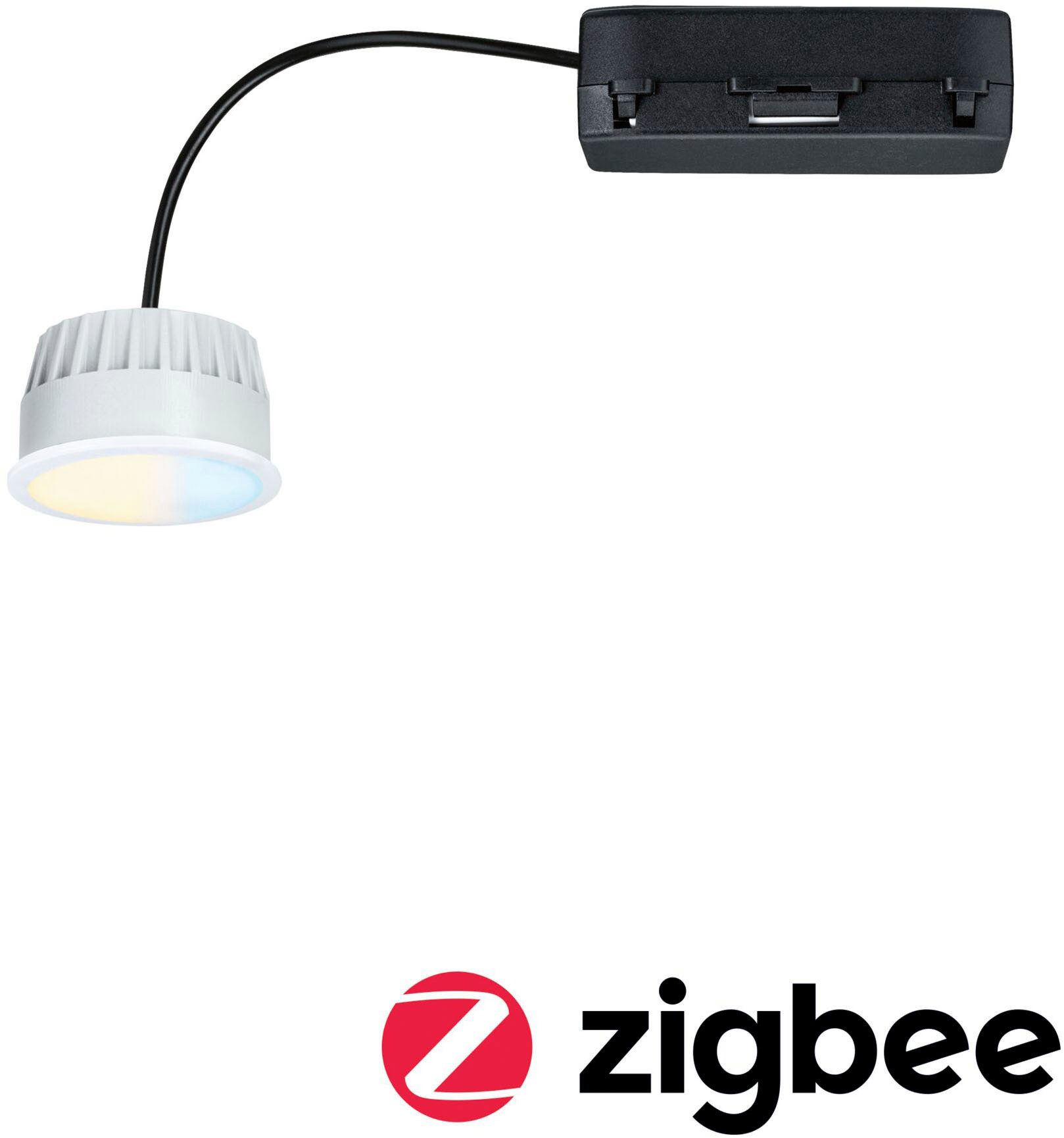 Paulmann LED Einbauleuchte LED Modul Einbauleuchte Tunable White Coin 50mm Satin, LED fest integriert, Tageslichtweiß, Memoryfunktion, Dimmer, Smart Home