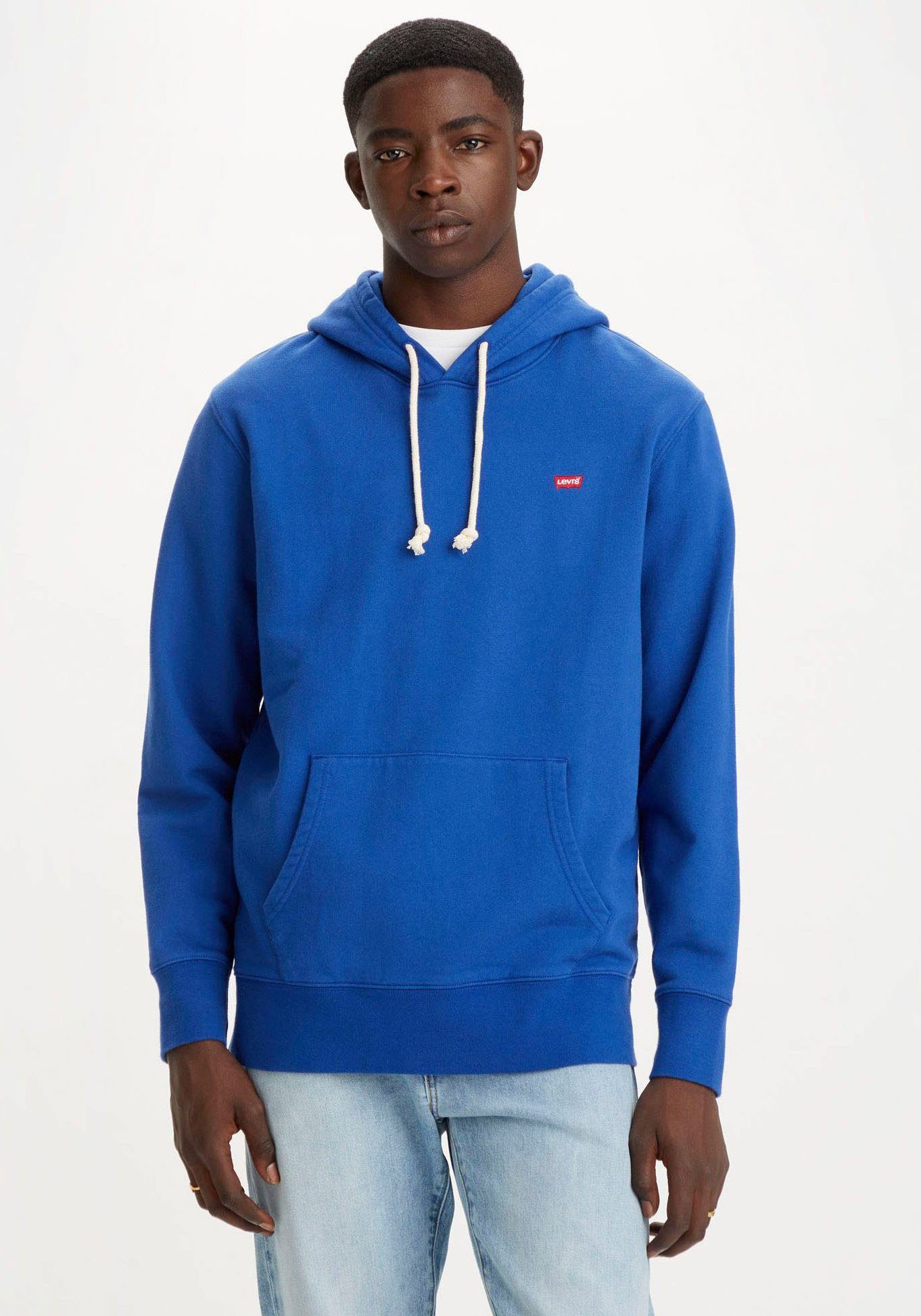 Levi's® Kapuzensweatshirt NEW ORIGINAL HOODIE mit kleinem Batwing-Logo MAZARINE BLUE
