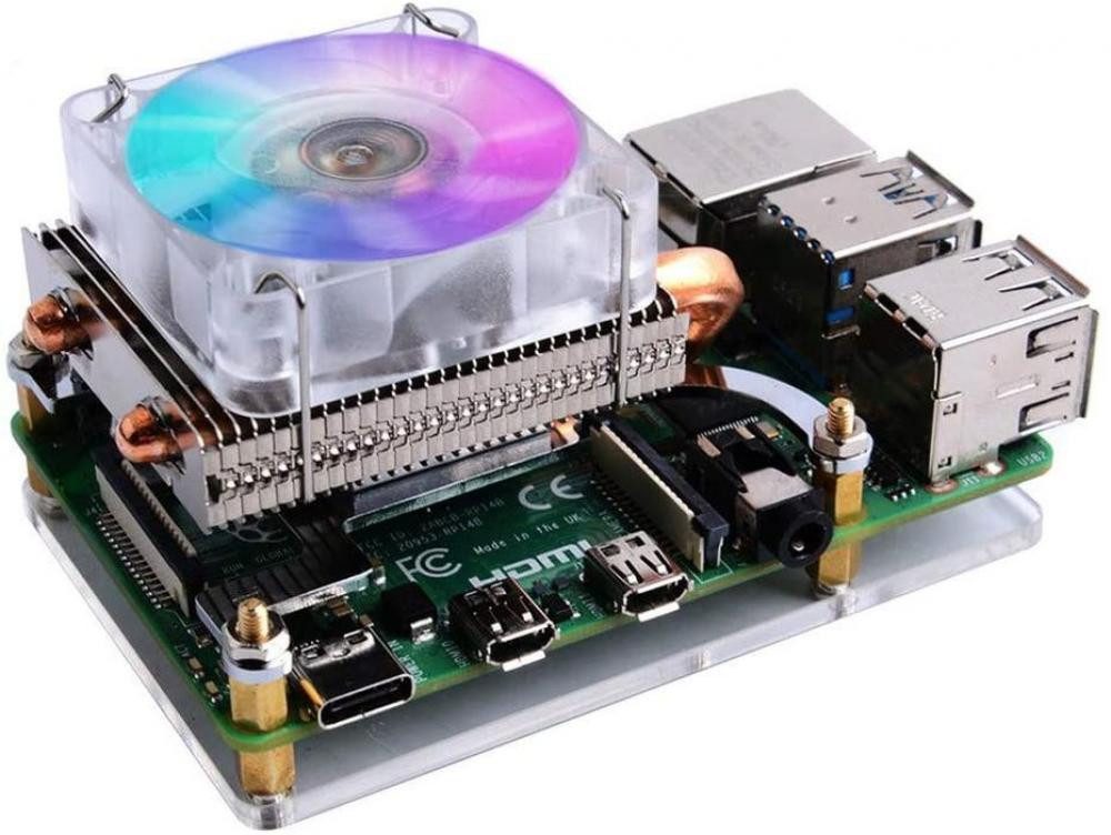 Computer-Kühler Ice Tower CPU Lüfter für Raspberry Pi, Low Profile