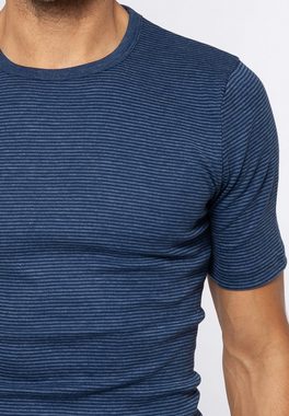 Ammann Unterhemd Jeans Feinripp (1-St) Unterhemd / Shirt Kurzarm - Baumwolle -