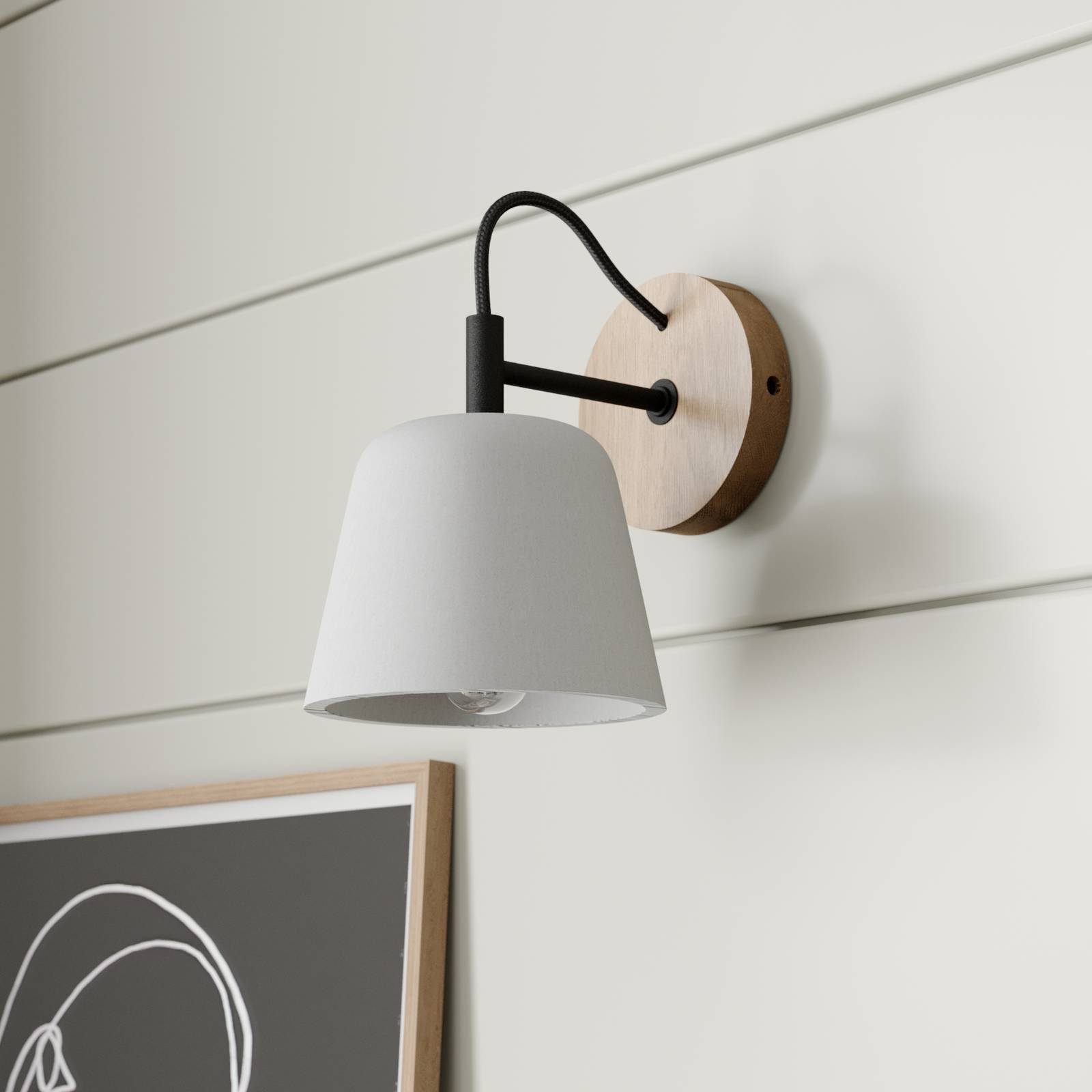 Lucande Wandleuchte Kalinda, Alu IP20, 1 x 10 W LED