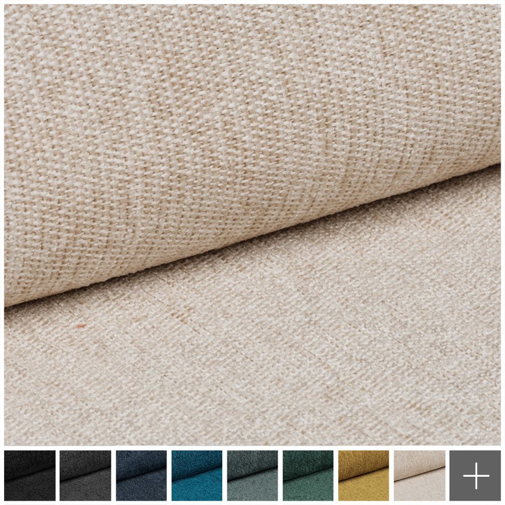novely® Stoff TORINO Möbelstoff UV Lichtecht Easy Clean Feinmeliert, Lotuseffekt, Meterware, 1lfm