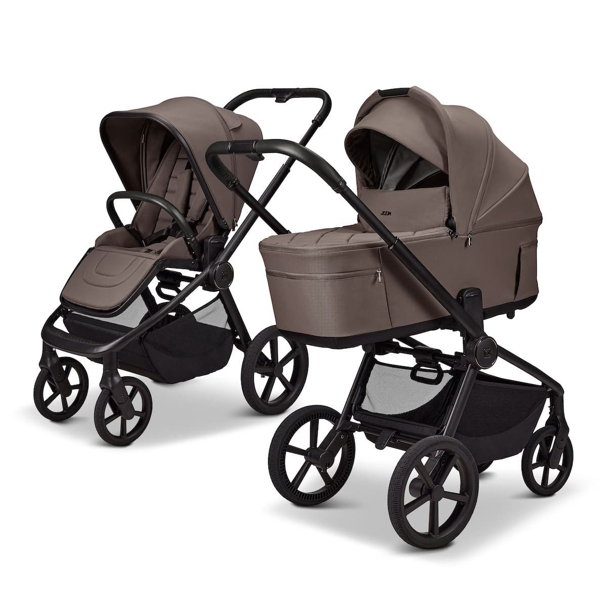 Moon Kombi-Kinderwagen Resea Fold Diamond Kombikinderwagen, Mit einem einzigen Handgriff inklusive Babywanne zusammenfaltbar