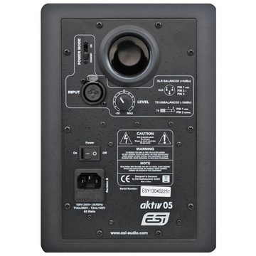 ESI -Audiotechnik ESI Aktiv 05 Monitor-Boxen 1 Paar + Klinkenkabel Home Speaker